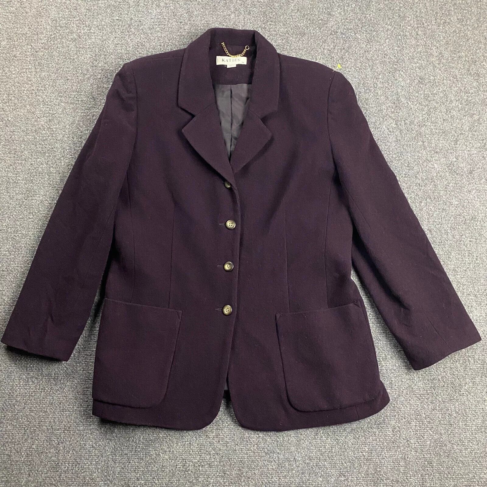 Other Katies Blazer Women's 14 Coat Outerwear Formal 3 Buttons Size XL / US 12-14 / IT 48-50 - 1 Thumbnail