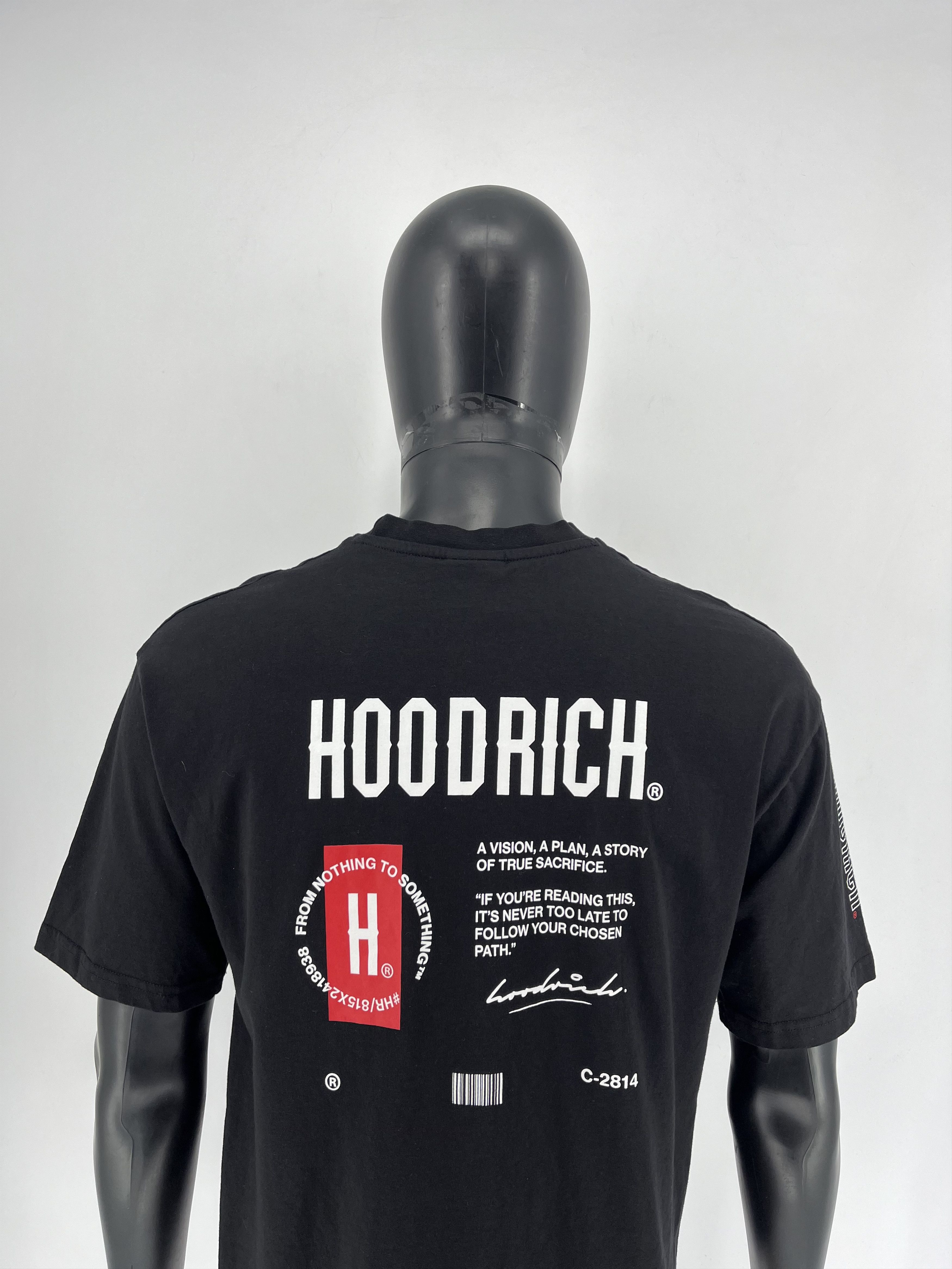 Hoodrich × Vintage Hype Hoodrich Big Logo Drill Y2K Streetwear Black Tee Size US S / EU 44-46 / 1 - 10 Thumbnail
