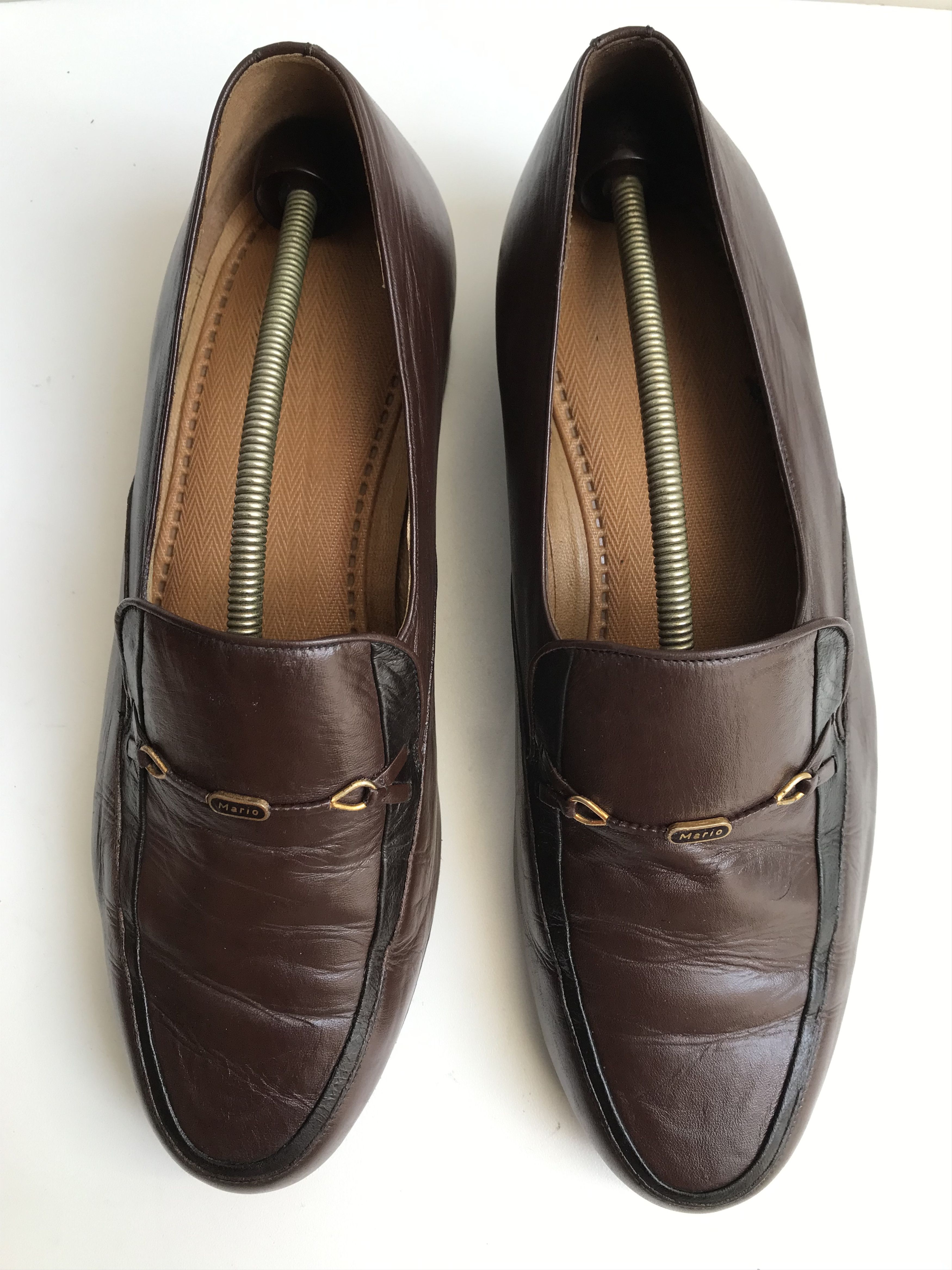 Designer Vintage Mario Minardi italian Penny Loafer Tassle brown Size US 8 / EU 41 - 6 Thumbnail