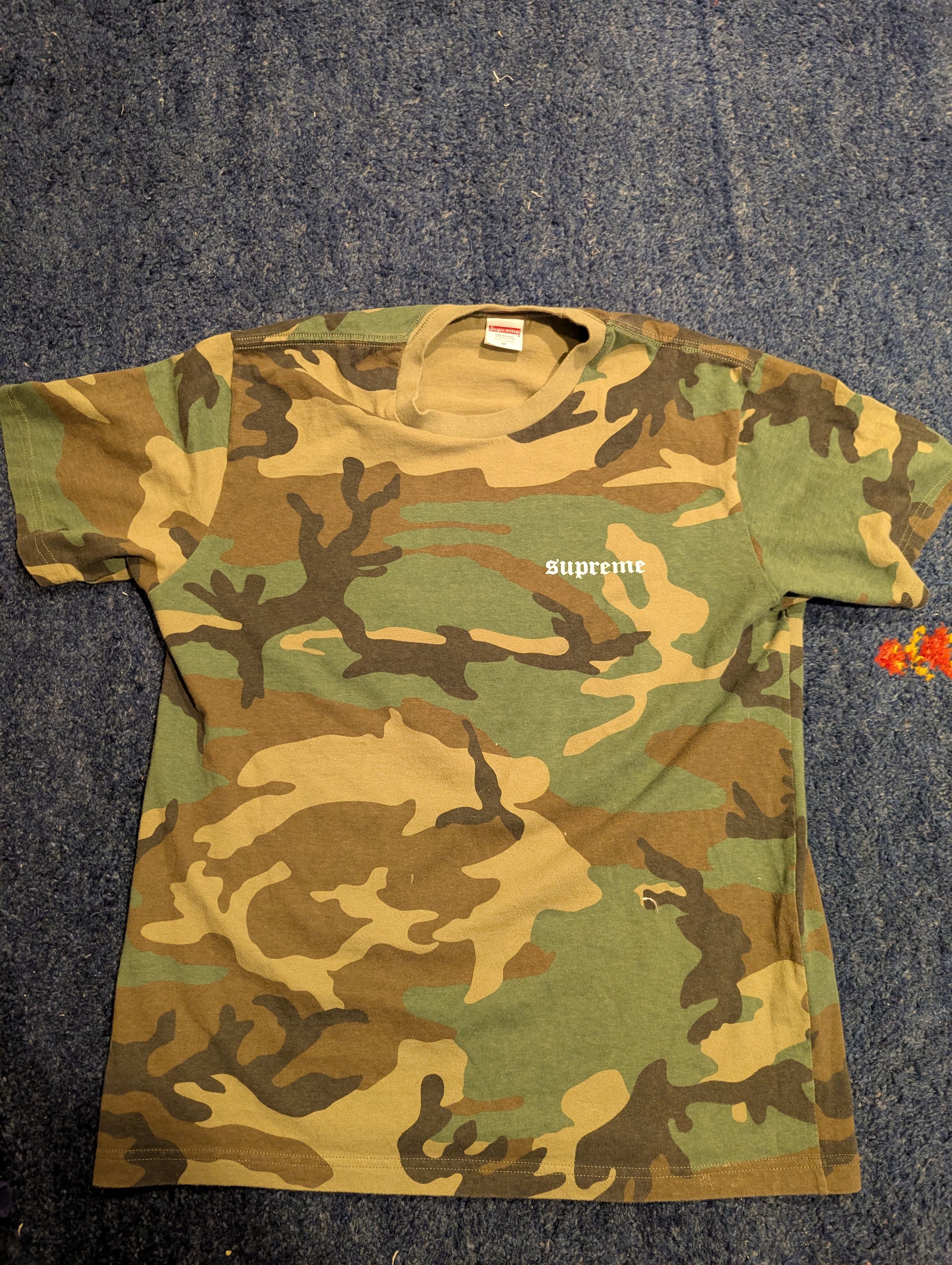 Supreme Supreme Target Tee (FW25) — Woodland Camo Size US M / EU 48-50 / 2 - 1 Thumbnail