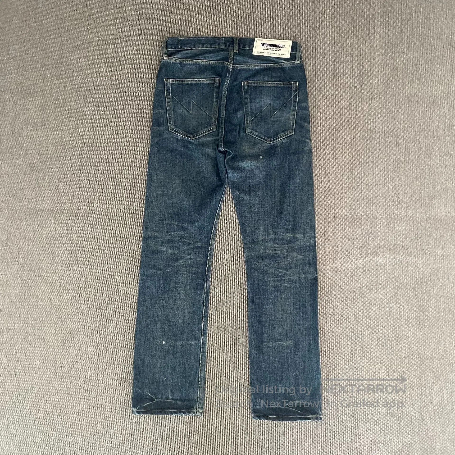 Neighborhood Neighborhood 19AW Basic Washed Jeans. Size US 32 / EU 48 - 3 Thumbnail