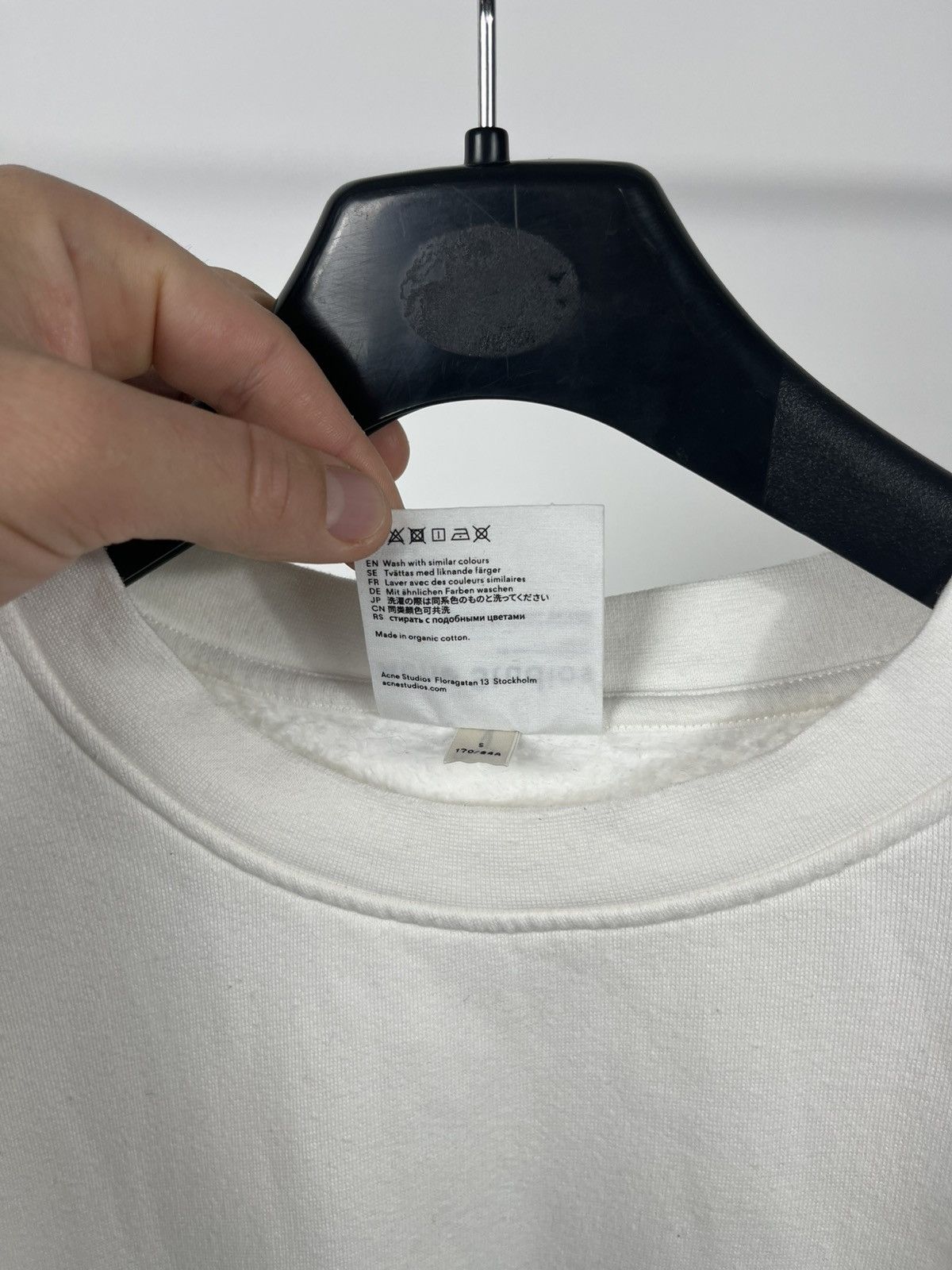 Acne Studios Acne Studios white cotton sweatshirt women’s size S Portugal Size S / US 4 / IT 40 - 5 Thumbnail