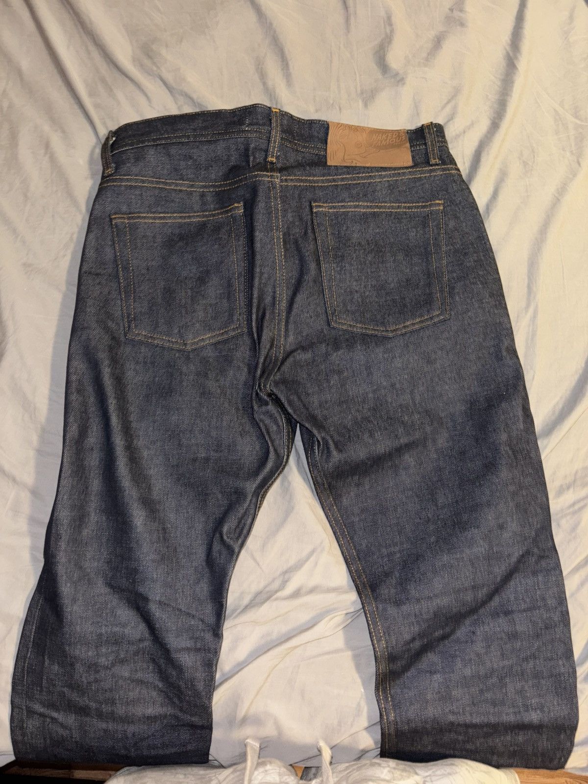 Naked & Famous Dirty Fade Selvedge - Weird Guy Fit Size US 31 - 4 Thumbnail