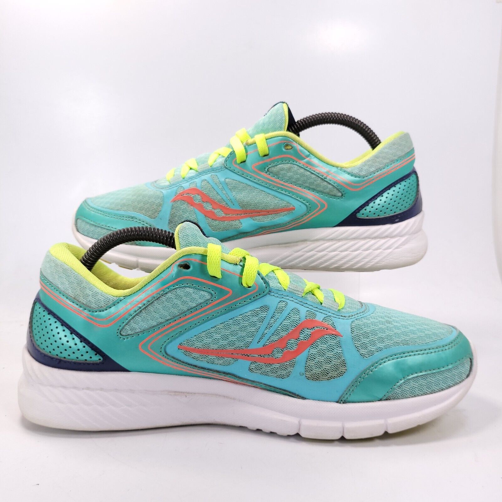 Saucony Saucony Velocity RN Shoe Women Size 9.5 S15265-1 Blue Yellow Size US 9.5 / IT 39.5 - 6 Thumbnail