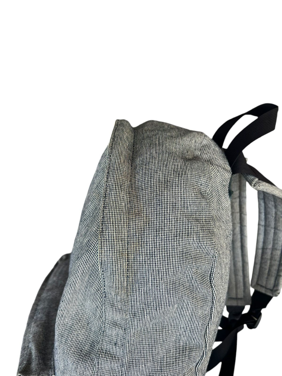 Unused Unused Japan Leather Cotton Backpack Bag Size ONE SIZE - 14 Thumbnail