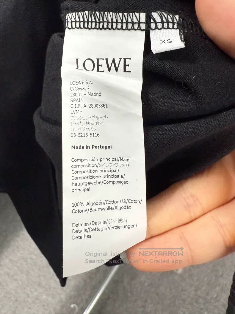 Loewe Loewe Letter Printed T-Shirt Size XS / US 0-2 / IT 36-38 - 4 Thumbnail