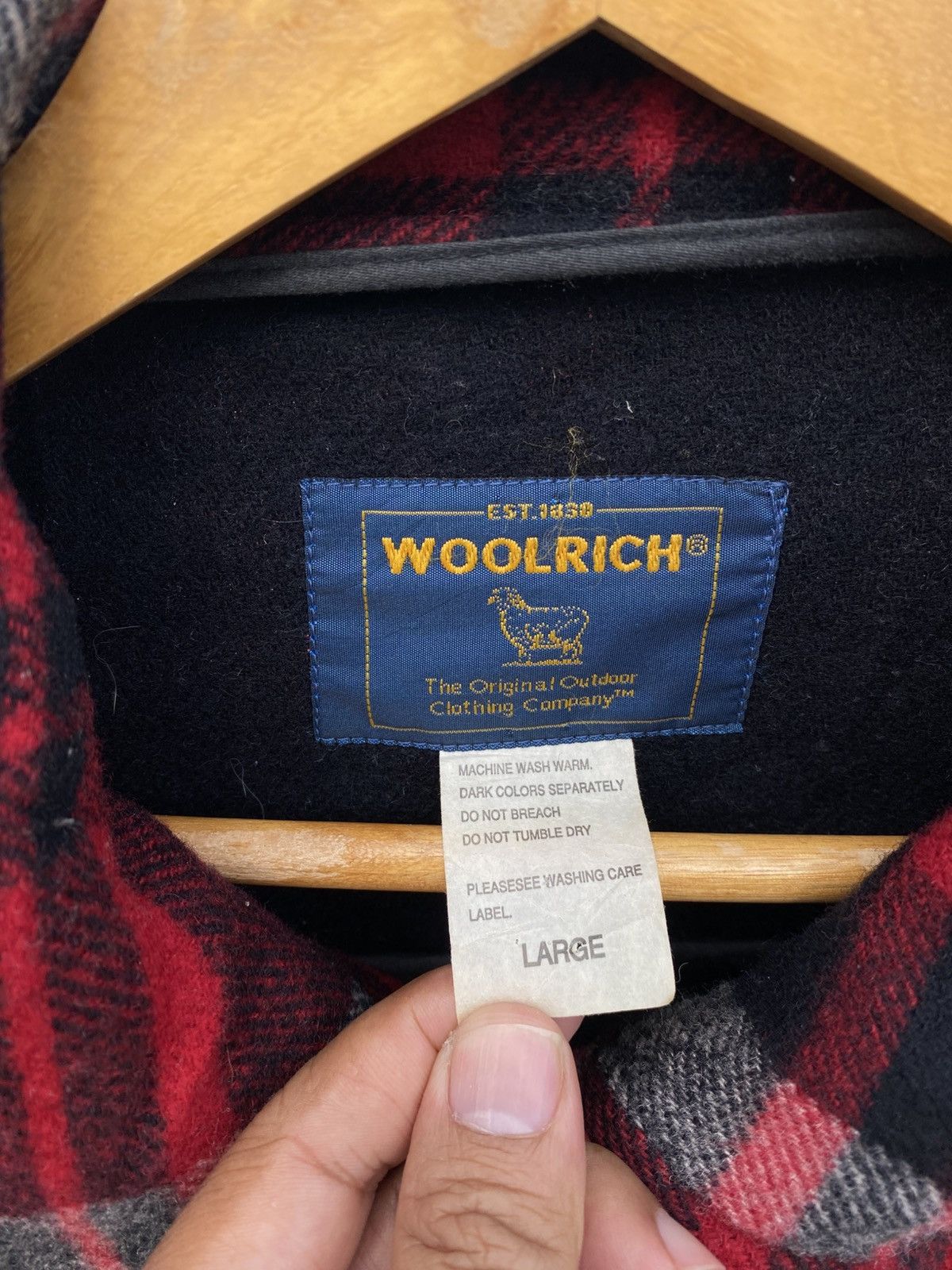 Woolrich Woolen Mills Woolrich checkered mohair jacket Size US L / EU 52-54 / 3 - 7 Thumbnail