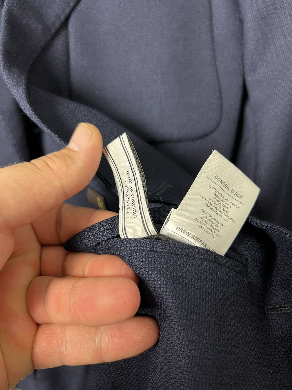 AMI AMI Alexandre Mattiussi x Vitale Barberis Canonico Blazer Size US M / EU 48-50 / 2 - 15 Thumbnail