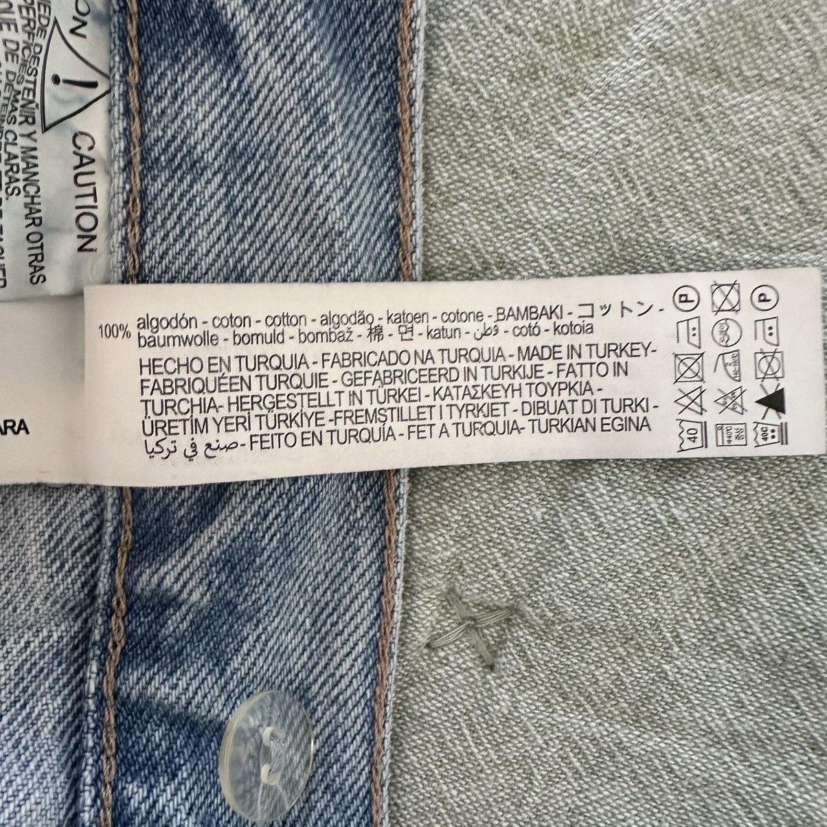 Zara Zara Women’s Light Wash Denim Skort Size 2 Size 26" / US 2 / IT 38 - 4 Thumbnail