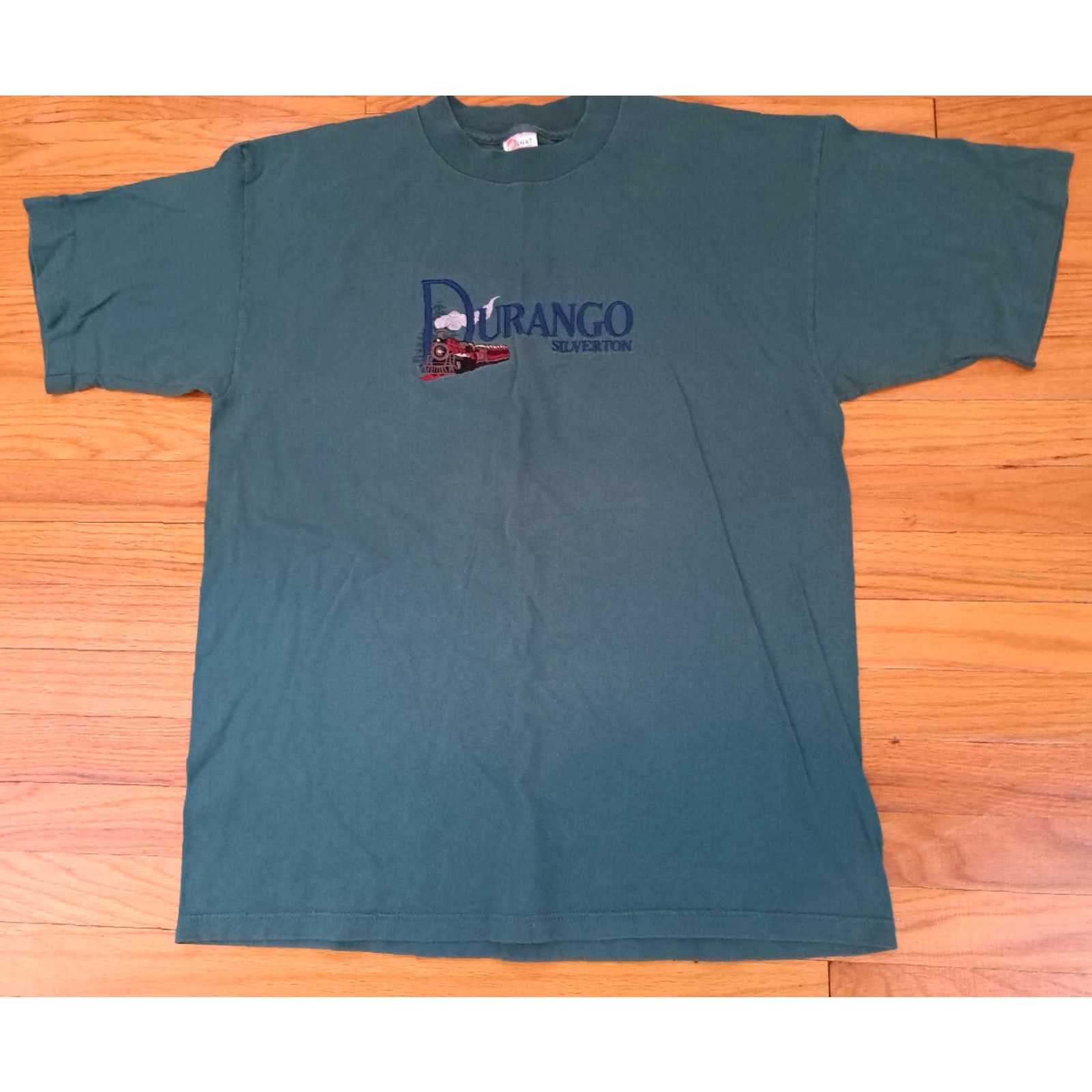 Durango VINTAGE Durango Silverton Embroidered T-Shirt XL USA Single Stitch Desert Heat Shirt Mens Green USA 90s Size US XL / EU 56 / 4 - 2 Thumbnail