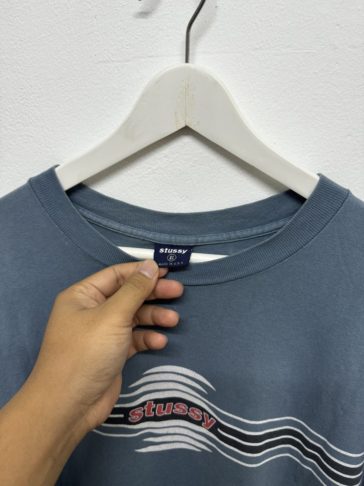 Stussy × Vintage Vintage 90s Stussy centre (Rare) Size US XL / EU 56 / 4 - 4 Thumbnail