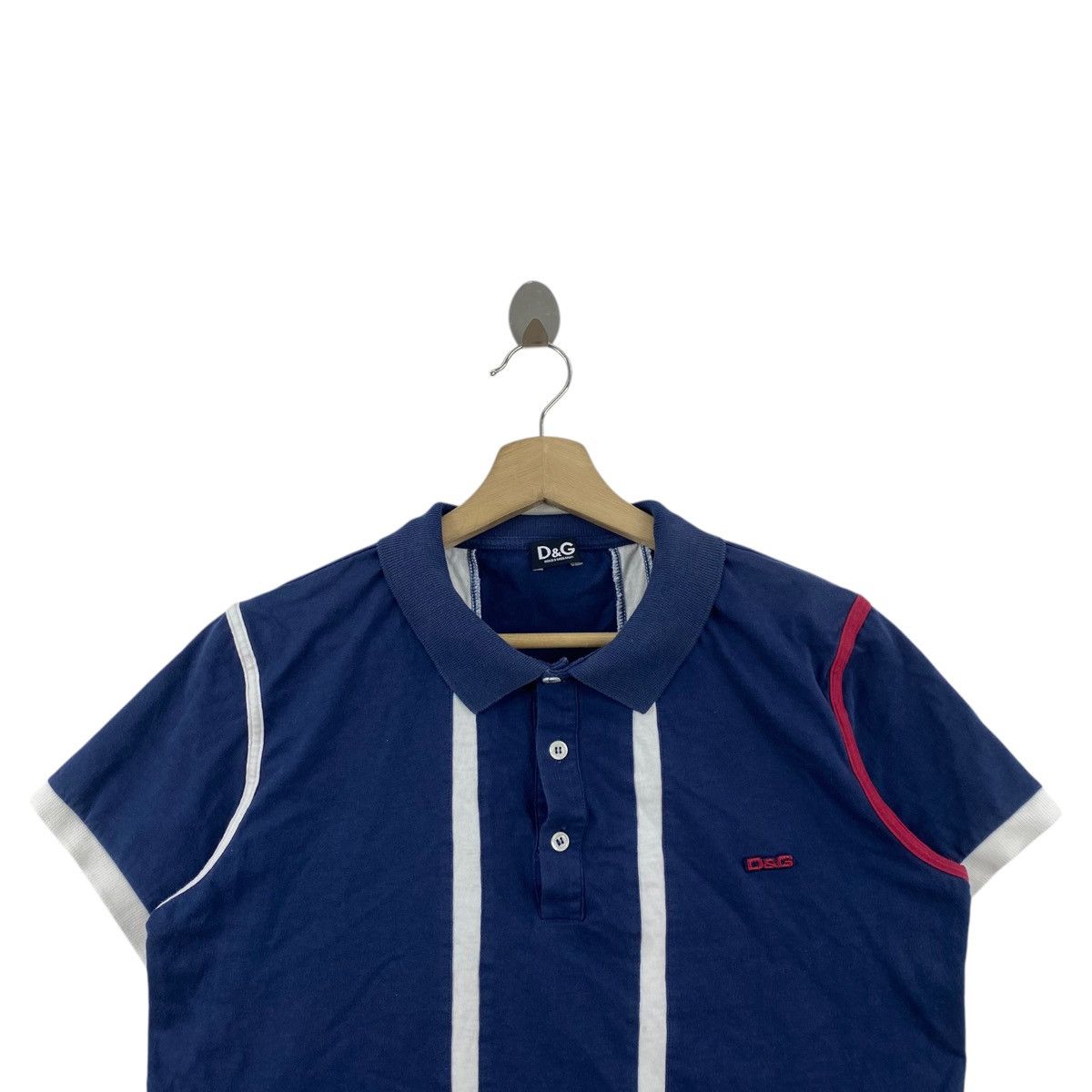 Dolce & Gabbana DOLCE & GABBANA D&G Stripe Collar Button Up Shirt Size US M / EU 48-50 / 2 - 2 Thumbnail