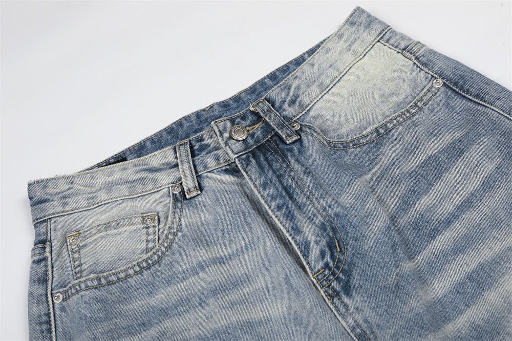 Vintage Men's Distressed, Gradient-Wash Flared Jeans Size US 32 / EU 48 - 3 Thumbnail