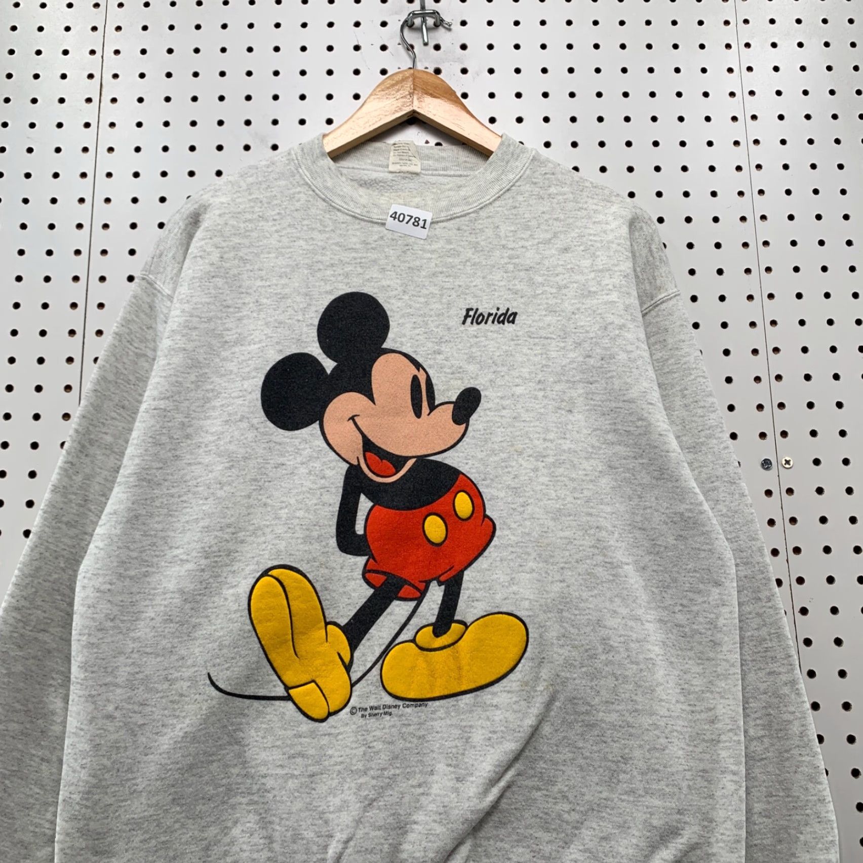 VINTAGE 80s Disney Mickey Mouse Crewneck Sweatshirt Men