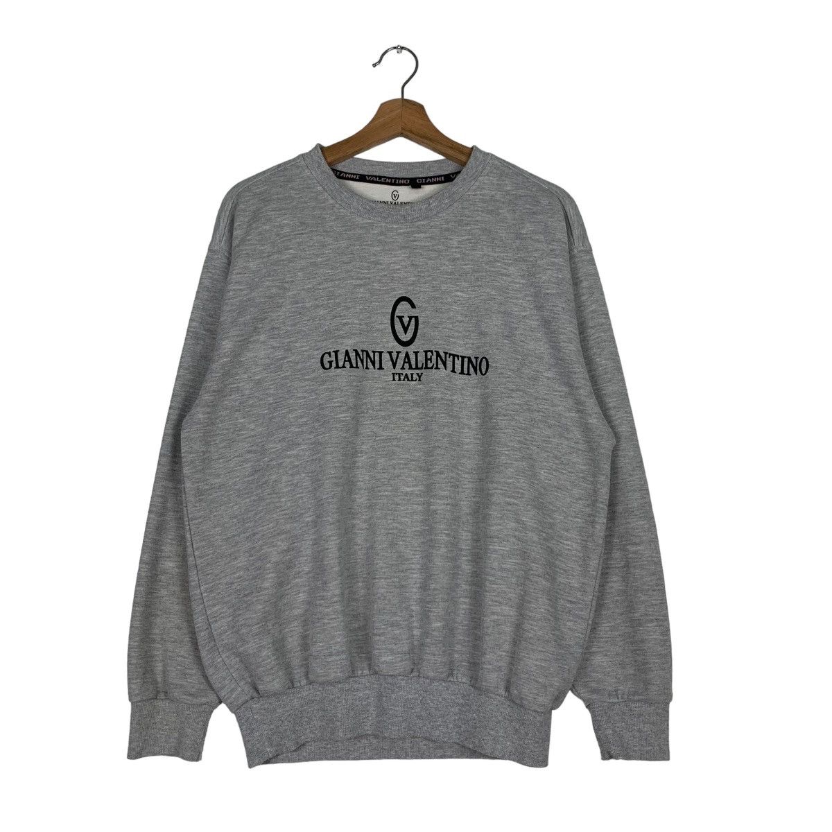 Gianni Valentino GIANNI VALENTINO Embroidery Big Logo Sweatshirts #0619-C29 Size US M / EU 48-50 / 2 - 1 Thumbnail