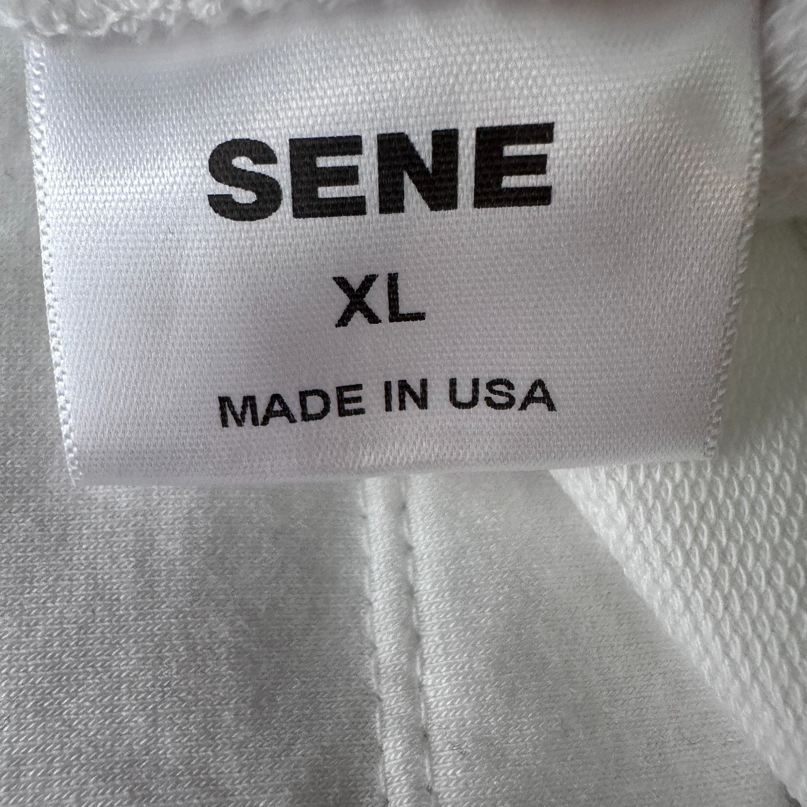 Other Sene Bespoke T-Shirt Men’s XL White Pima Cotton Crew Neck Size US XL / EU 56 / 4 - 7 Thumbnail