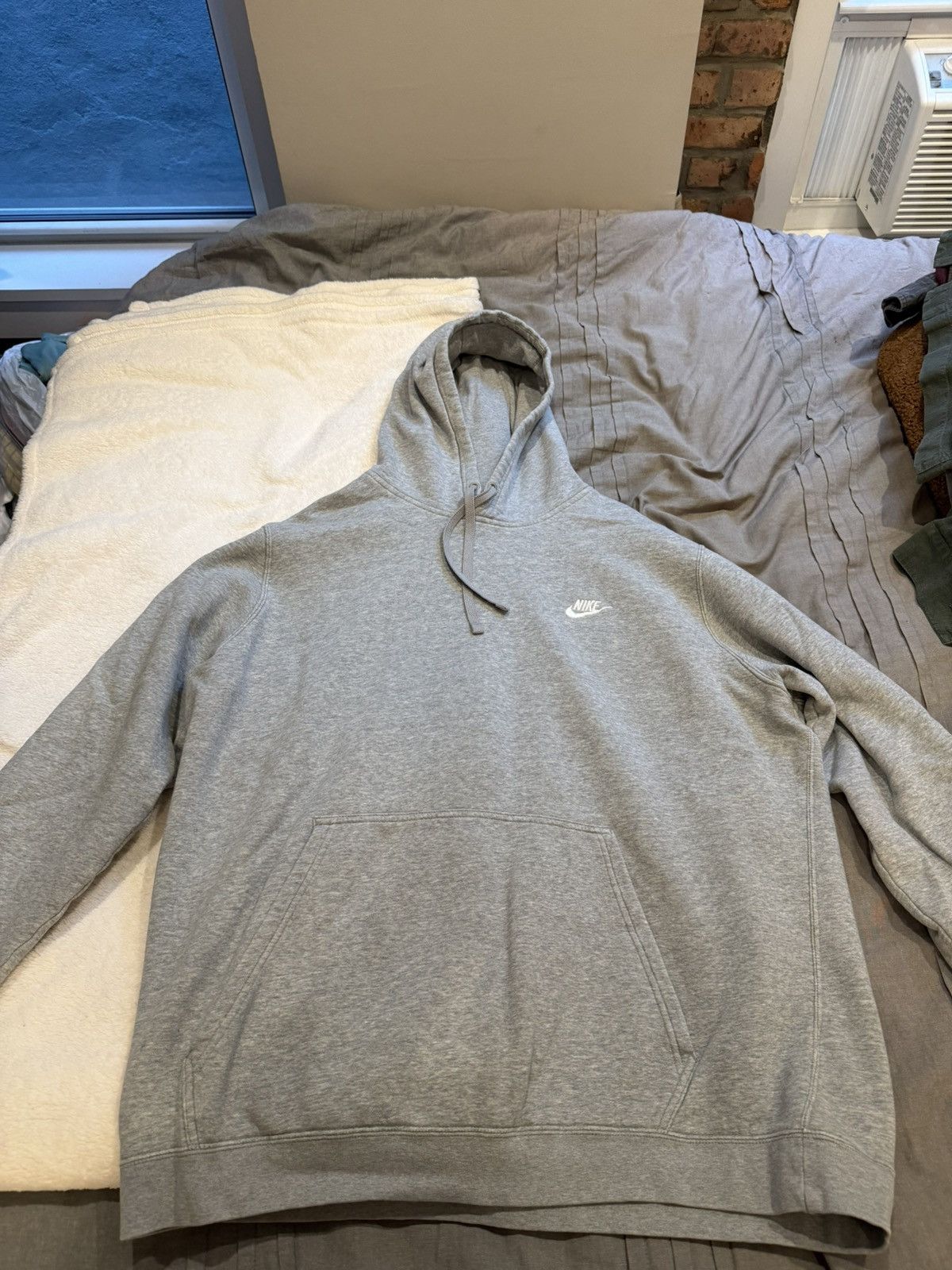 Nike Nike Gray Hoodie XXL Size US XXL / EU 58 / 5 - 2 Thumbnail