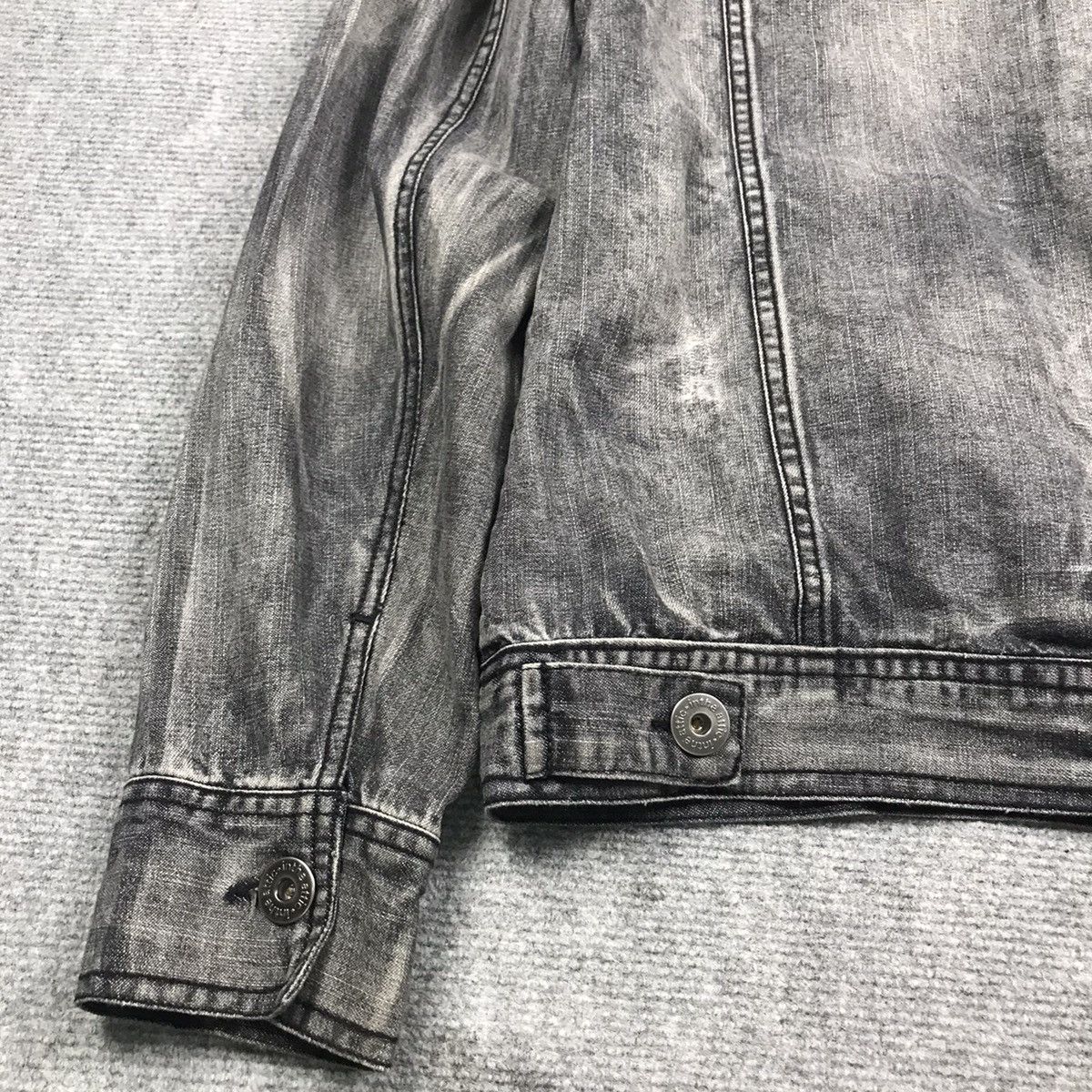 If Six Was Nine × In The Attic × Japanese Brand IN THE ATTIC PUNK BLACK FADED BUTTON JACKET Size US M / EU 48-50 / 2 - 8 Thumbnail