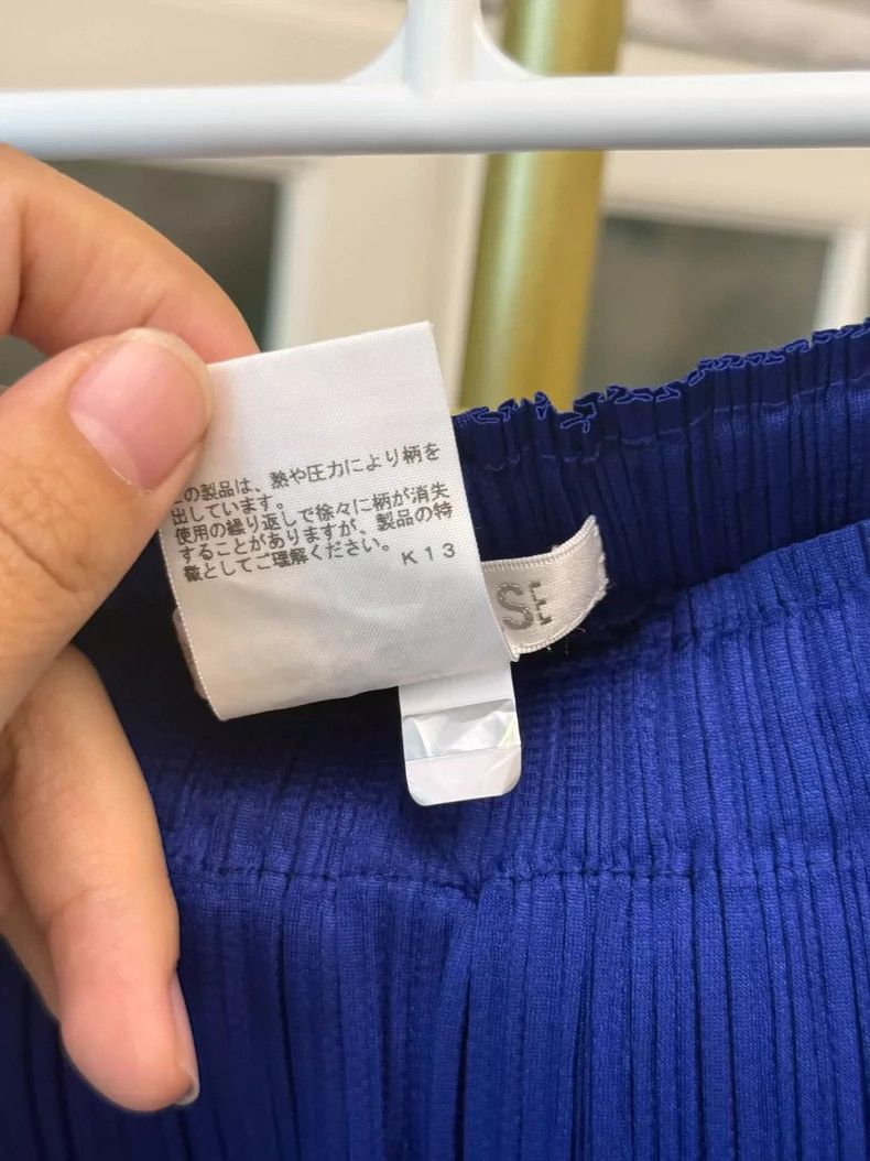 Issey Miyake issey miyake size:3 Blue bamboo-joint pants 2505-Nextarrow Size 42" / US 20 - 4 Thumbnail