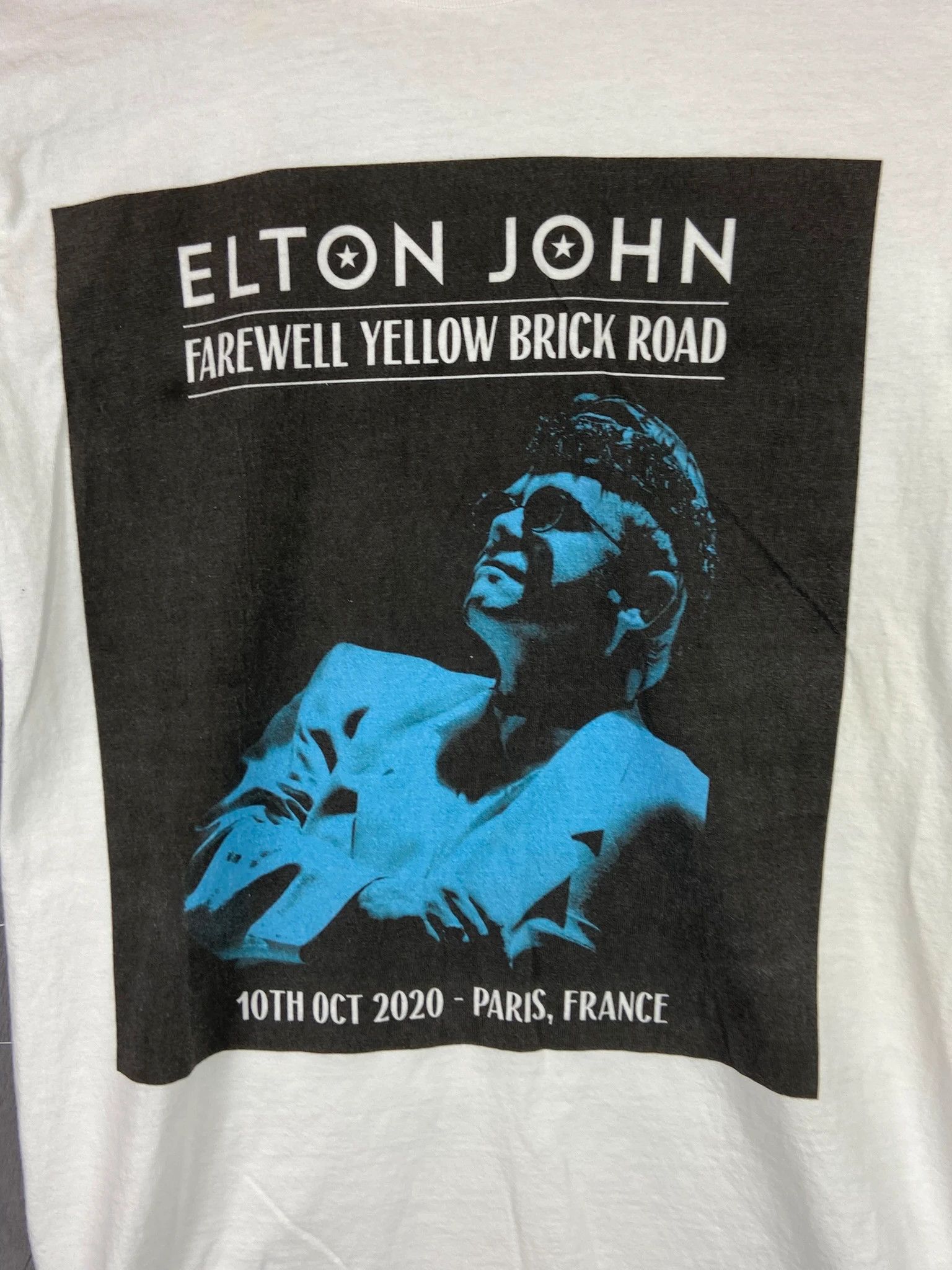 Vintage Elton John tour concert tee vintage 90s band rock pop S Size US S / EU 44-46 / 1 - 2 Thumbnail