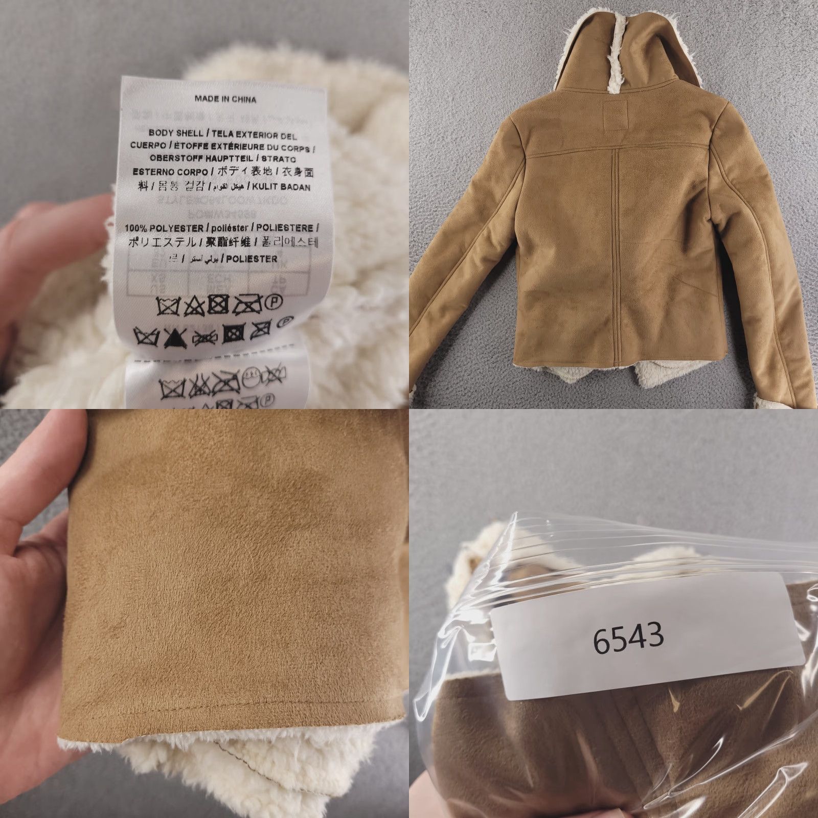 Guess VINTAGE Guess Jacket Womens XS Faux Suede Sherpa Jacket Size XS / US 0-2 / IT 36-38 - 9 Thumbnail