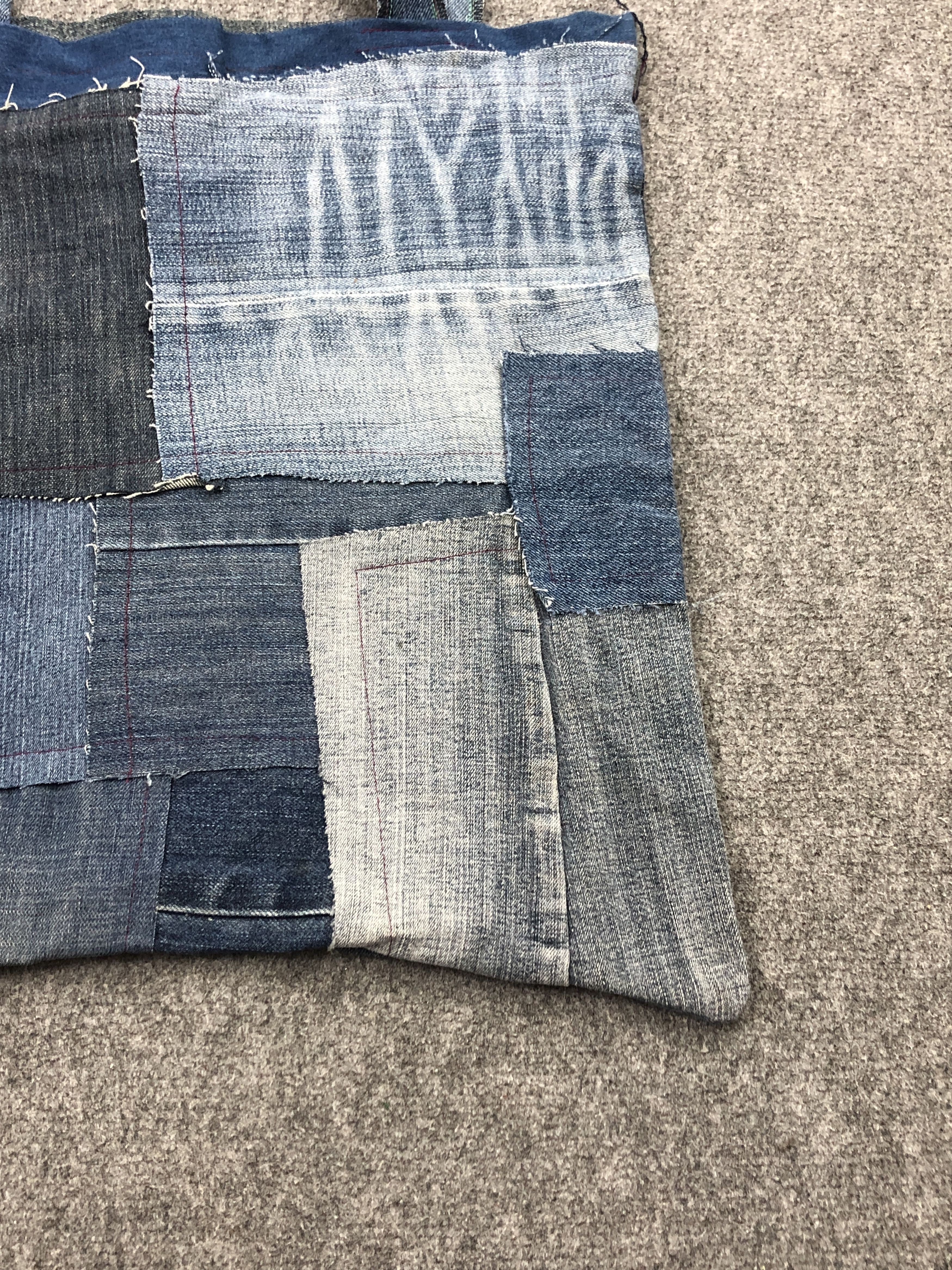 Japanese Brand Vintage Custom Made Jeans Totebag BG0156 Size ONE SIZE - 4 Thumbnail