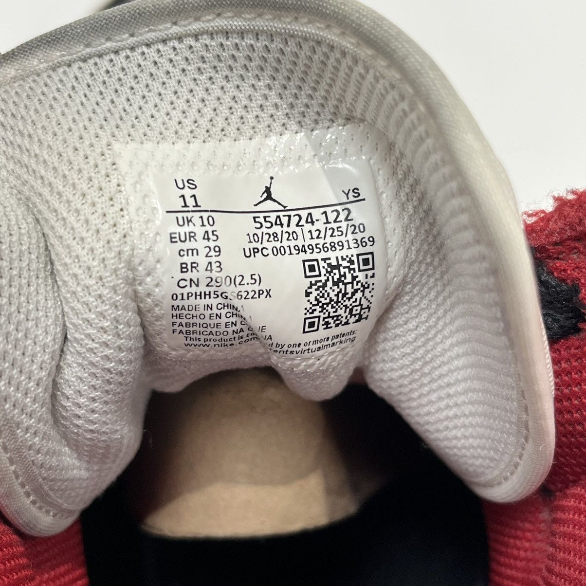 Nike Air Jordan 1 Mid Gym Red Black White Size US 11 / EU 44 - 12 Thumbnail