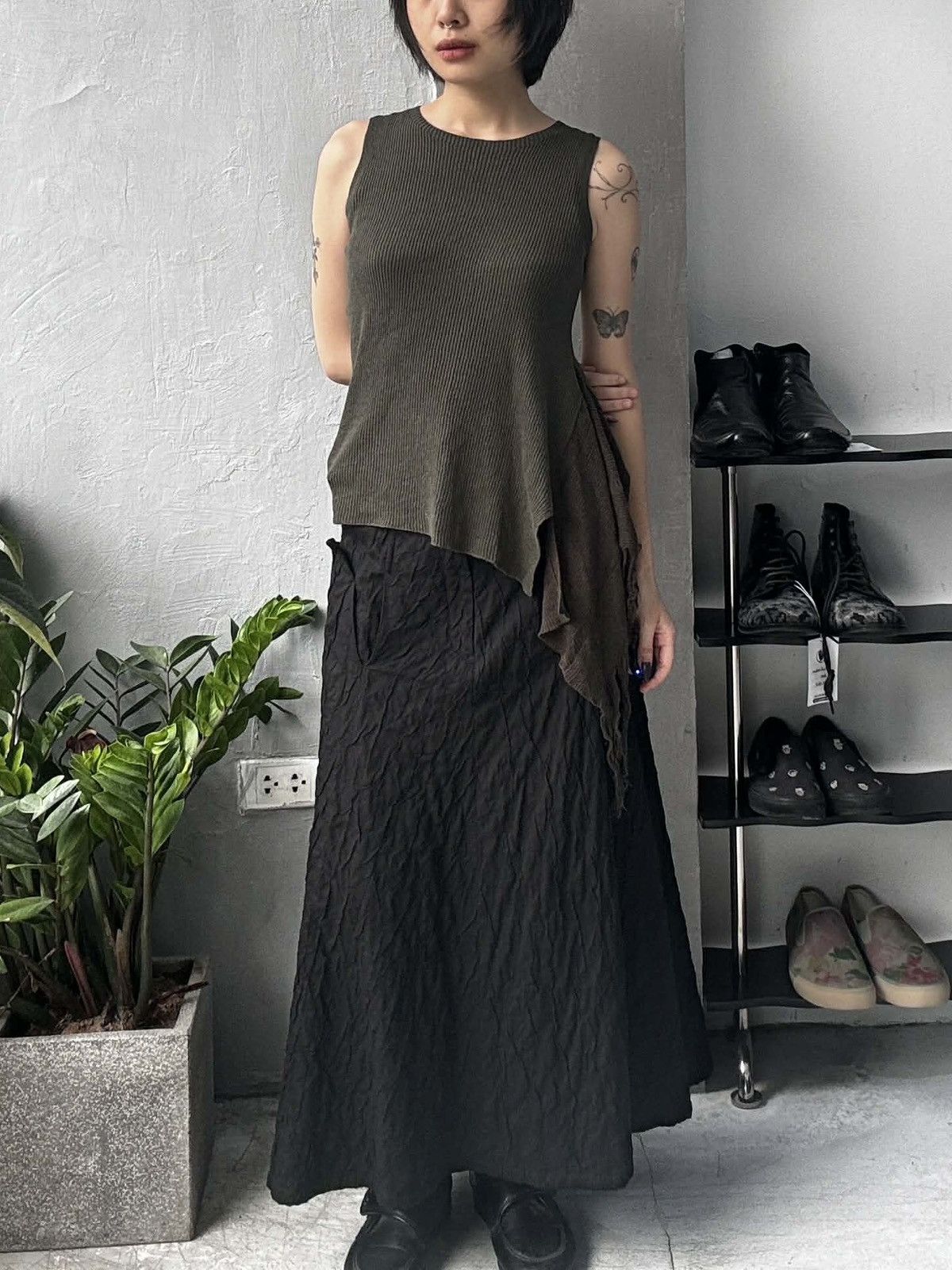 Y's Y’s Asymmetric Sleeveless Top Size M / US 6-8 / IT 42-44 - 1 Thumbnail