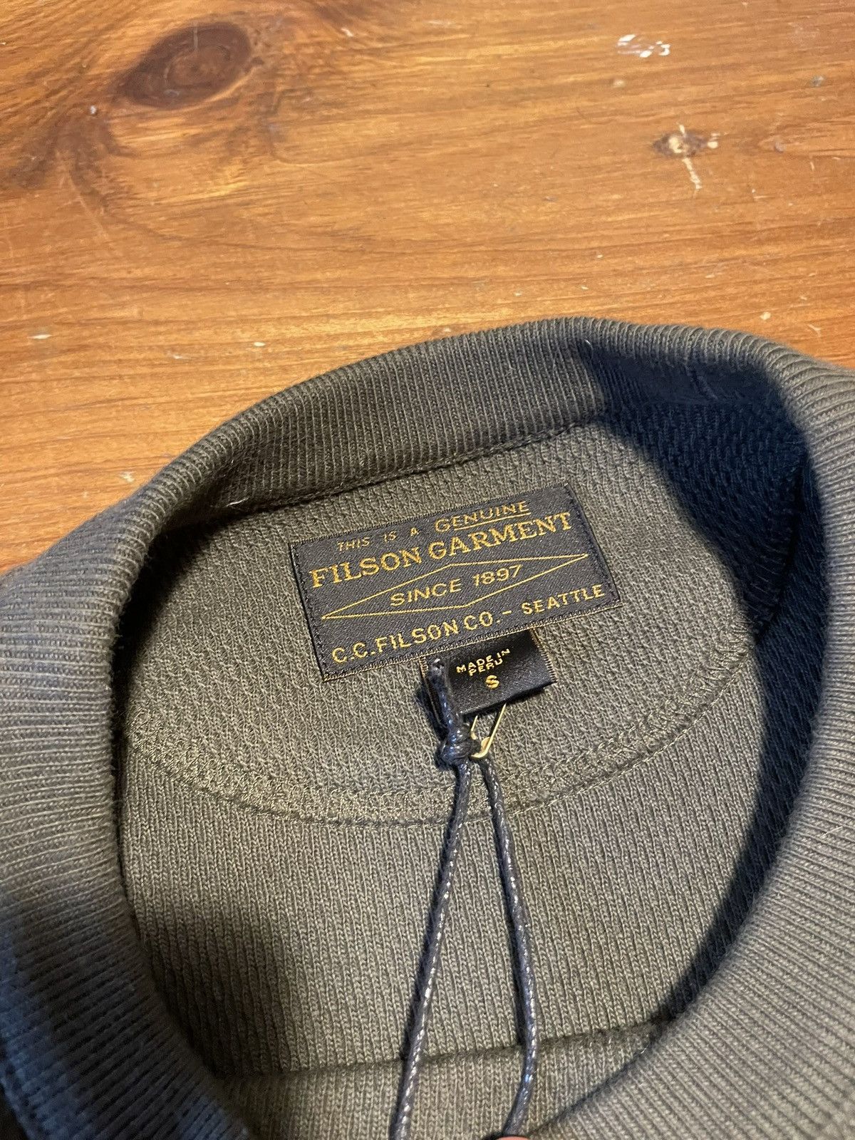 Filson Filson BNWT thermal waffle long sleeve sweater olive green Size US S / EU 44-46 / 1 - 5 Thumbnail
