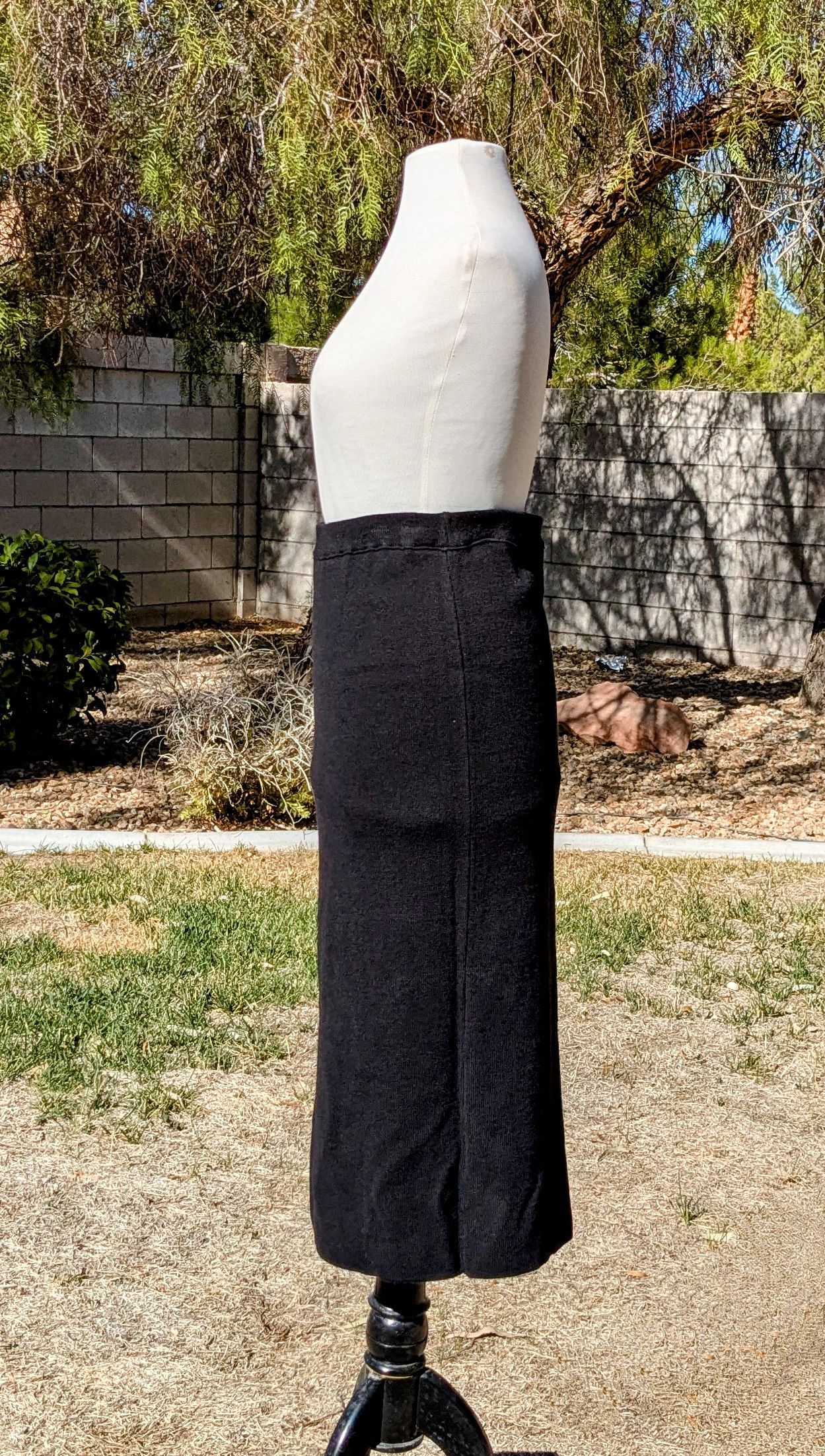 Other Adolfo Collectibles Maxi Pull-On Acrylic/Lamb Wool Skirt Size 28" / US 6 / IT 42 - 2 Thumbnail