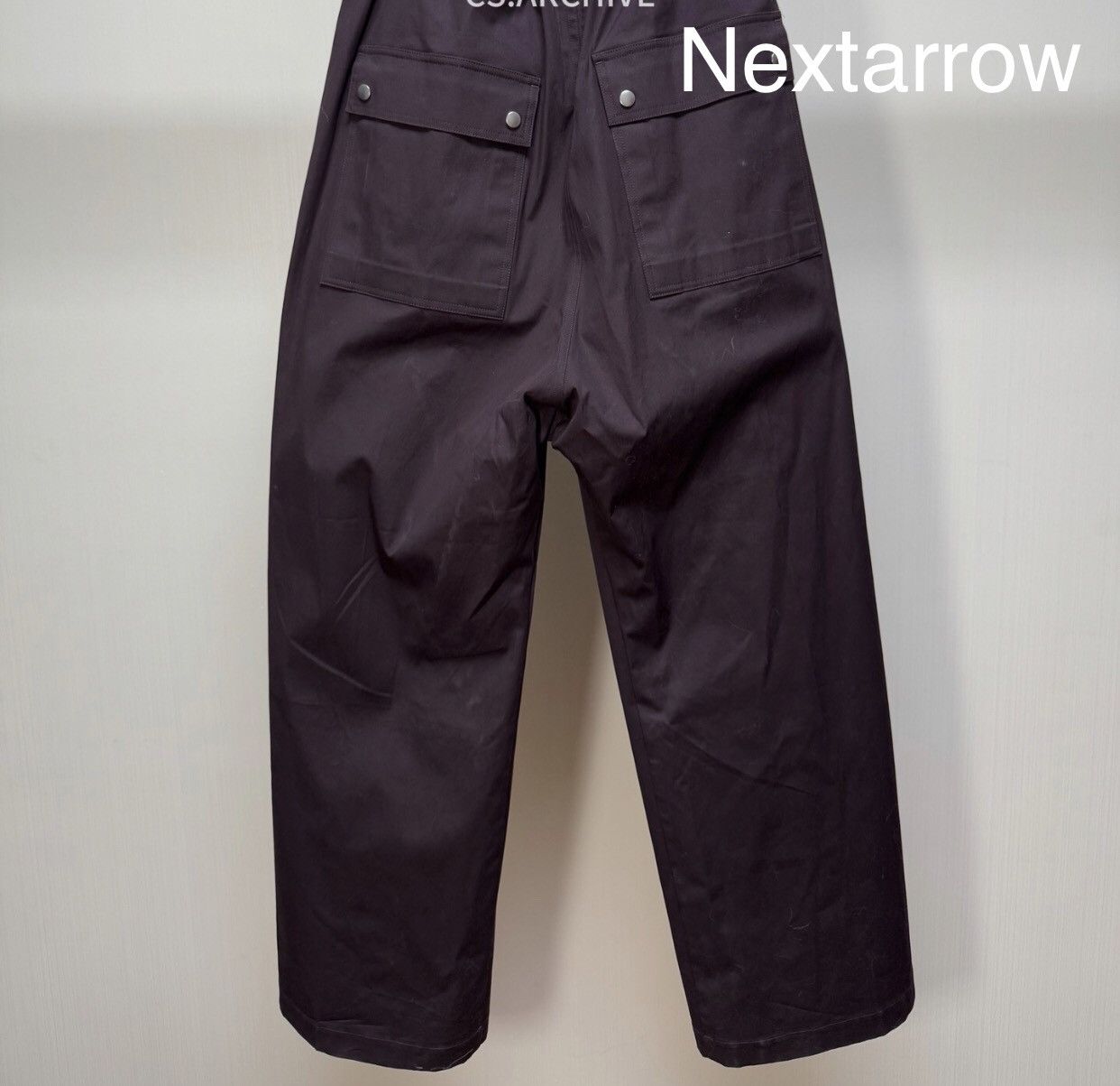 Rick Owens Rick Owens dark purple Geth bela wide leg pants 2412- Size US 38 / EU 54 - 2 Thumbnail