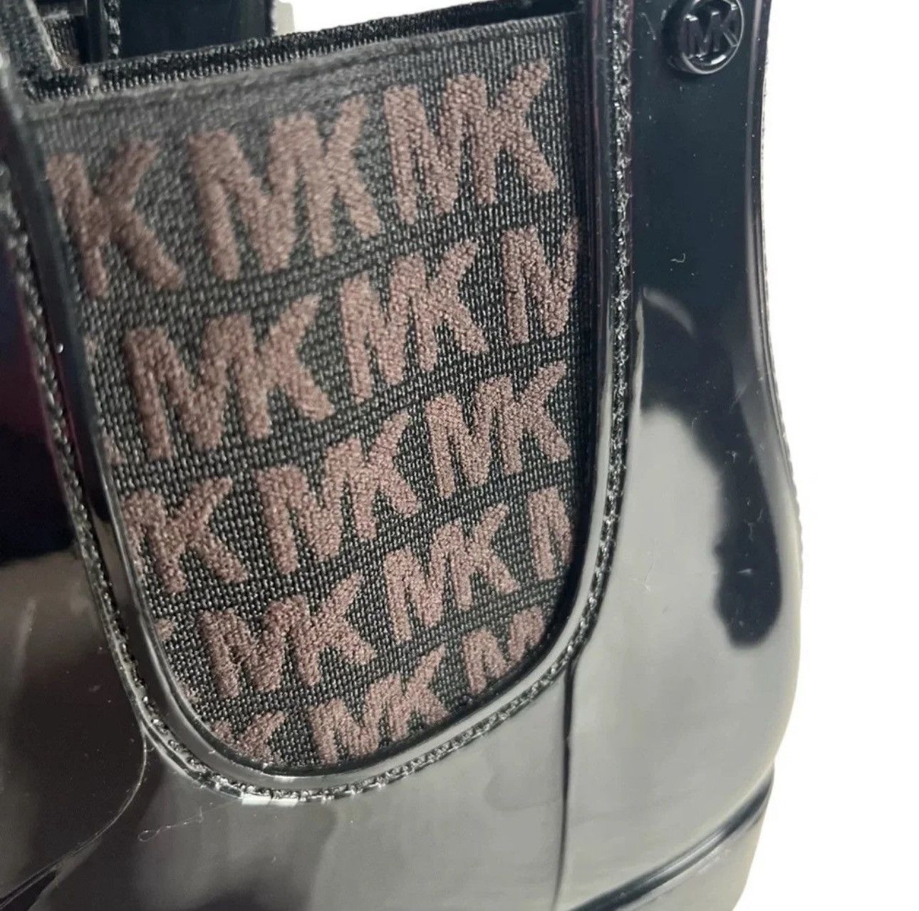 Designer × Michael Kors Michael Kors Women's Chelsea Ankle bootie Black/Brown SZ 6 Size US 6 / IT 36 - 5 Thumbnail