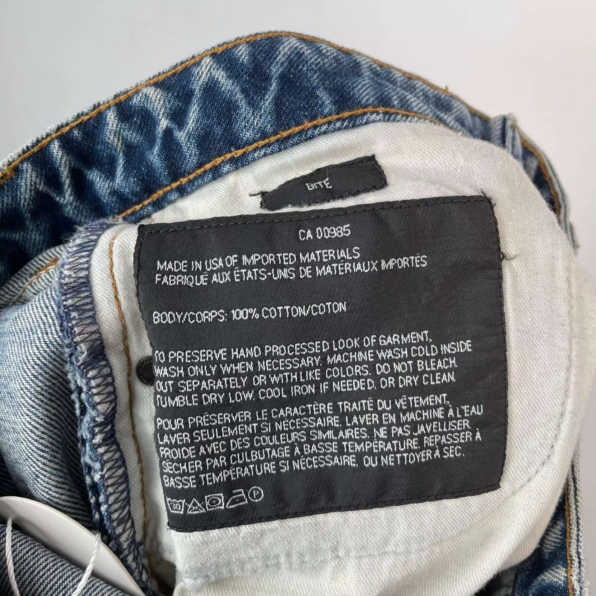 Alexander Wang Alexander Wang denim shorts size S blue 98 new Size 24" / US 00 / IT 34 - 4 Thumbnail