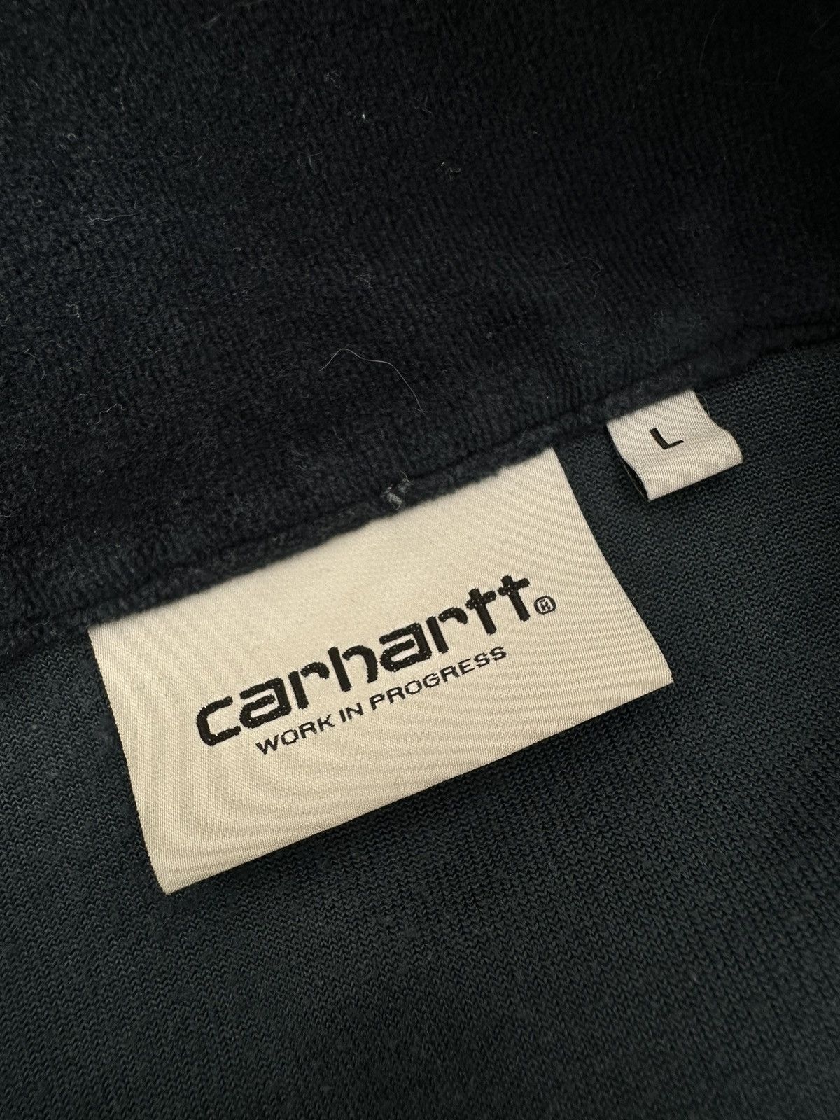 Carhartt Wip Carhartt W.I.P White Green Velour Velvet Zip Sweater WIP Size US L / EU 52-54 / 3 - 4 Thumbnail