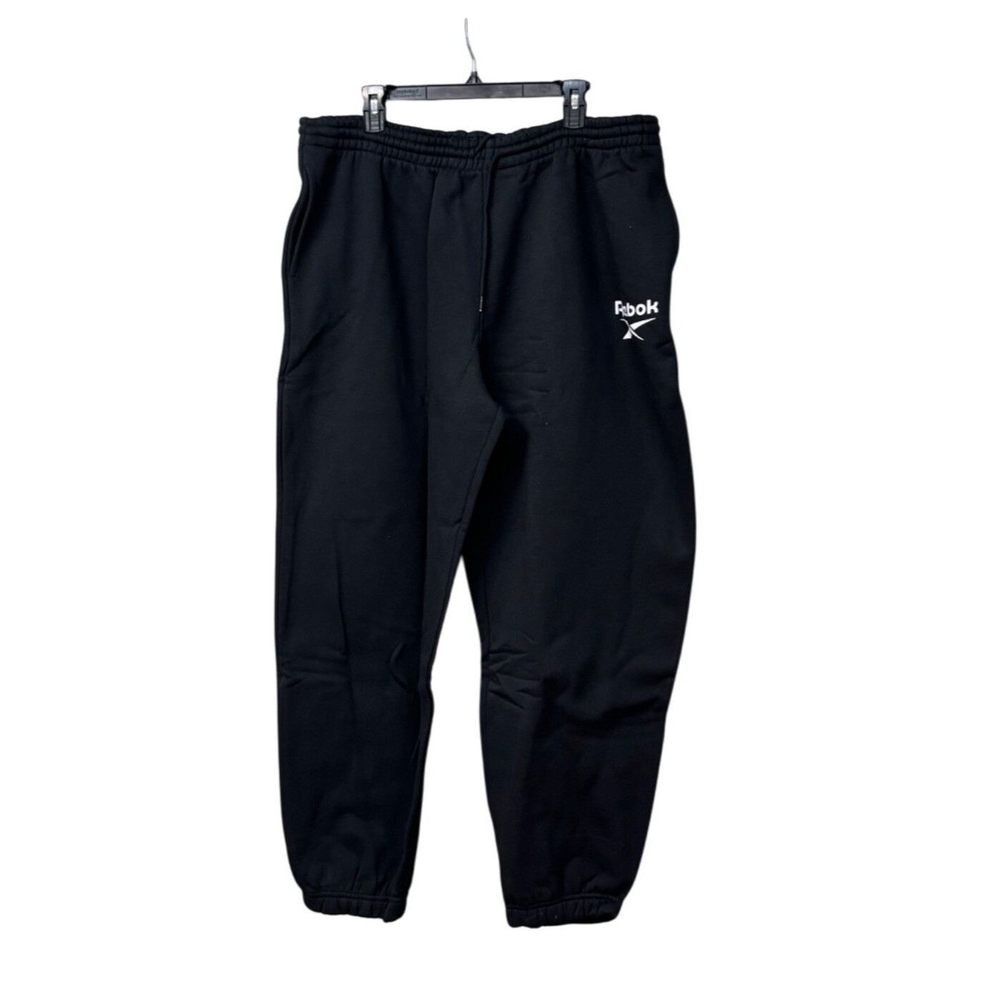 Reebok Reebok Women's Identity Logo Fleece Joggers in Black Size 2X Size 39" - 9 Thumbnail