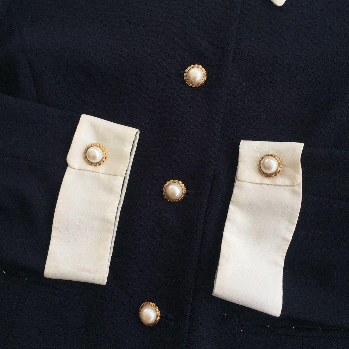 Burberry BURBERRYS Contrast Collar Blazer Size S / US 4 / IT 40 - 7 Thumbnail