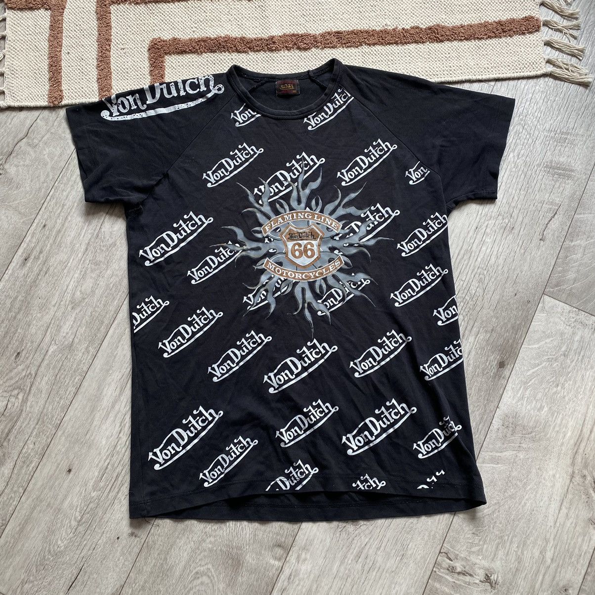 Von Dutch VINTAGE VON DUTCH MOTORCYCLES 66 T SHIRT Size US L / EU 52-54 / 3 - 1 Thumbnail