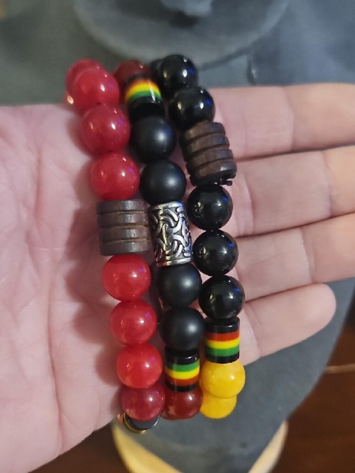 Other Glass Beaded Rasta Set 3 Pieces Size ONE SIZE - 2 Thumbnail