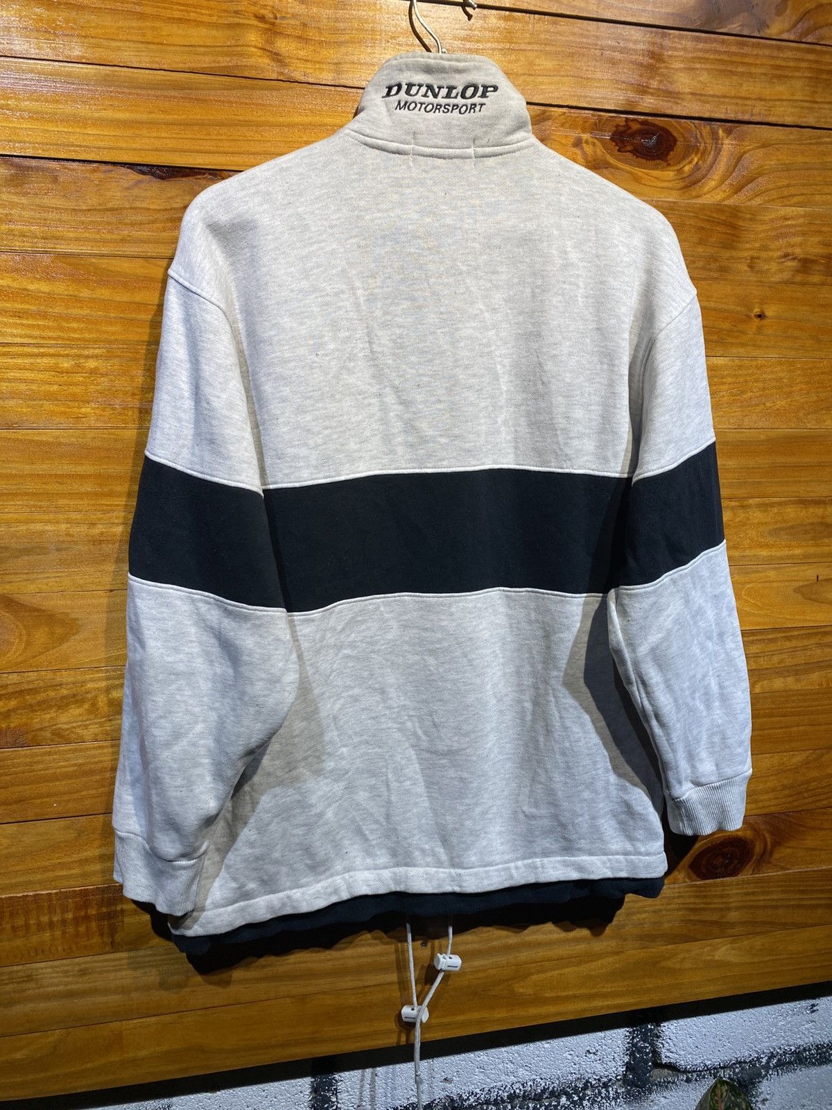 Dunlop Vintage Dunlop Motorsport Half-Zip Sweatshirt 90s Style Size US L / EU 52-54 / 3 - 10 Thumbnail