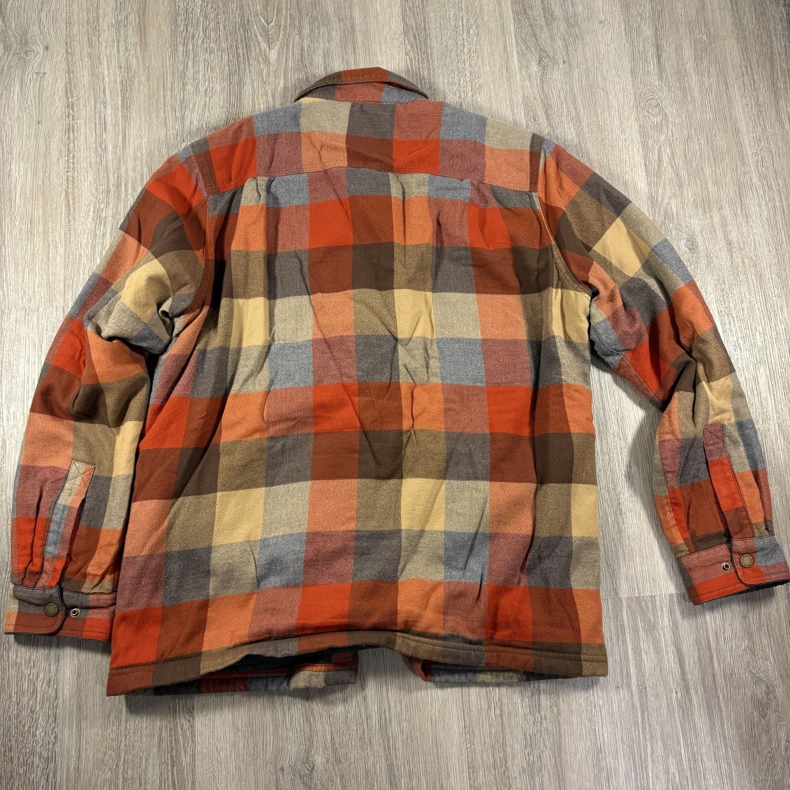 L.L. Bean L.L. Bean Men's Fleece Lined Flannel Shirt Jacket Pla Blue M Size US L / EU 52-54 / 3 - 9 Thumbnail