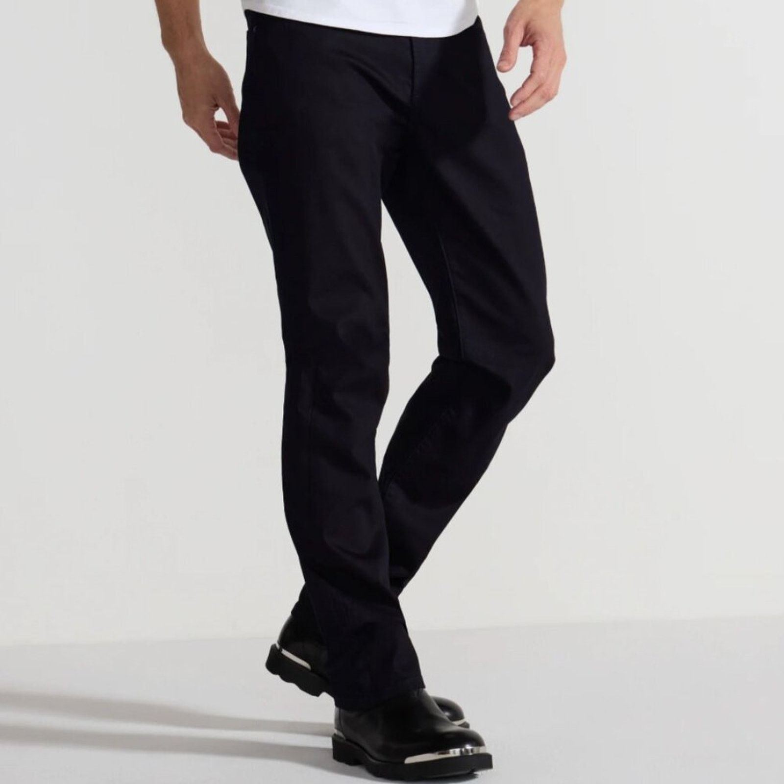 MONFRERE Monfrere dark blue japanese denim slim straight jeans 34 Size US 34 / EU 50 - 1 Thumbnail