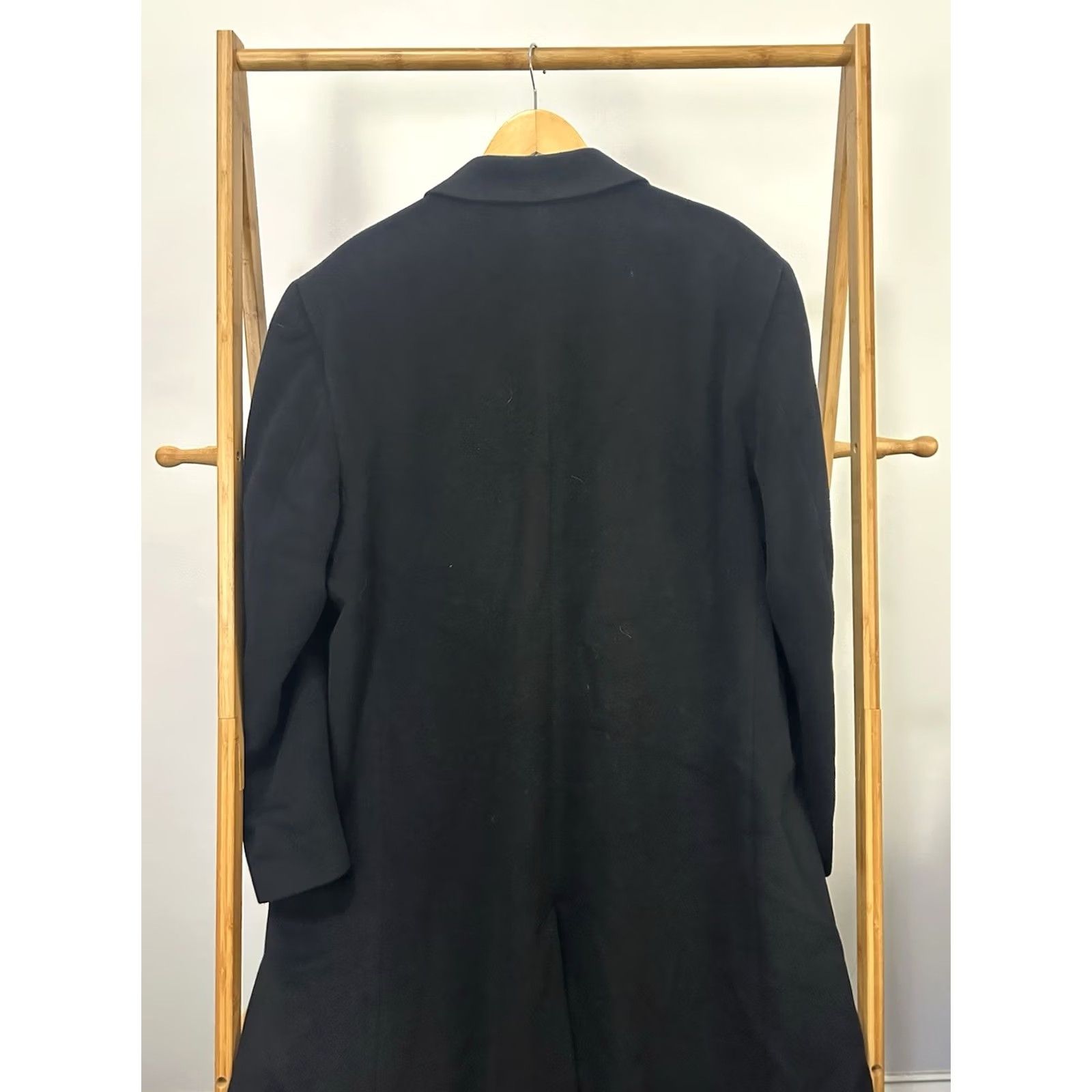 Ralph Lauren VINTAGE Ralph Lauren CHAPS Cashmere Wool Blend Long Black Overcoat Jacket Mens 46R Size US S / EU 44-46 / 1 - 2 Thumbnail