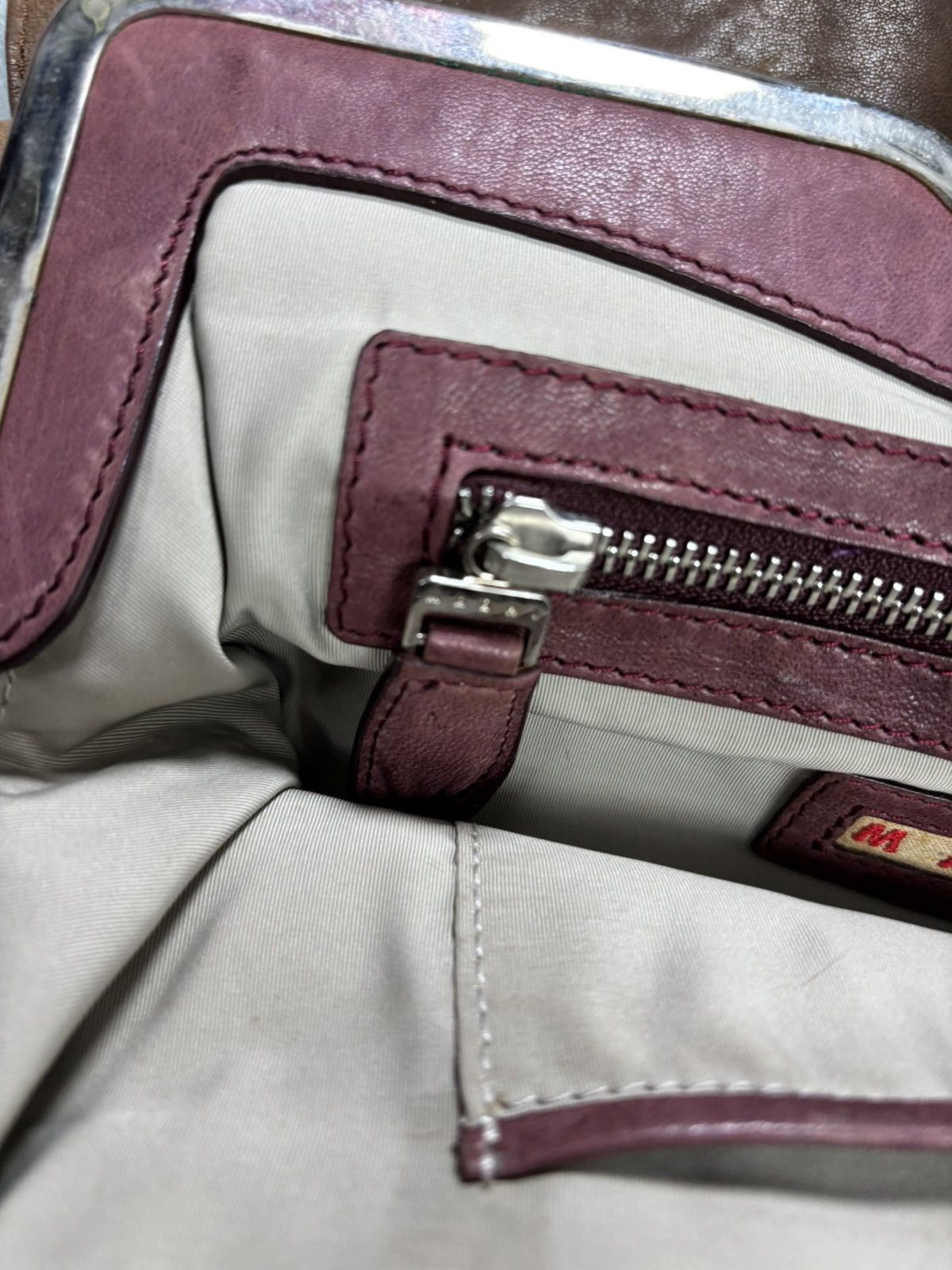 Marni Marni Leather Crossbody Bag Size ONE SIZE - 14 Thumbnail