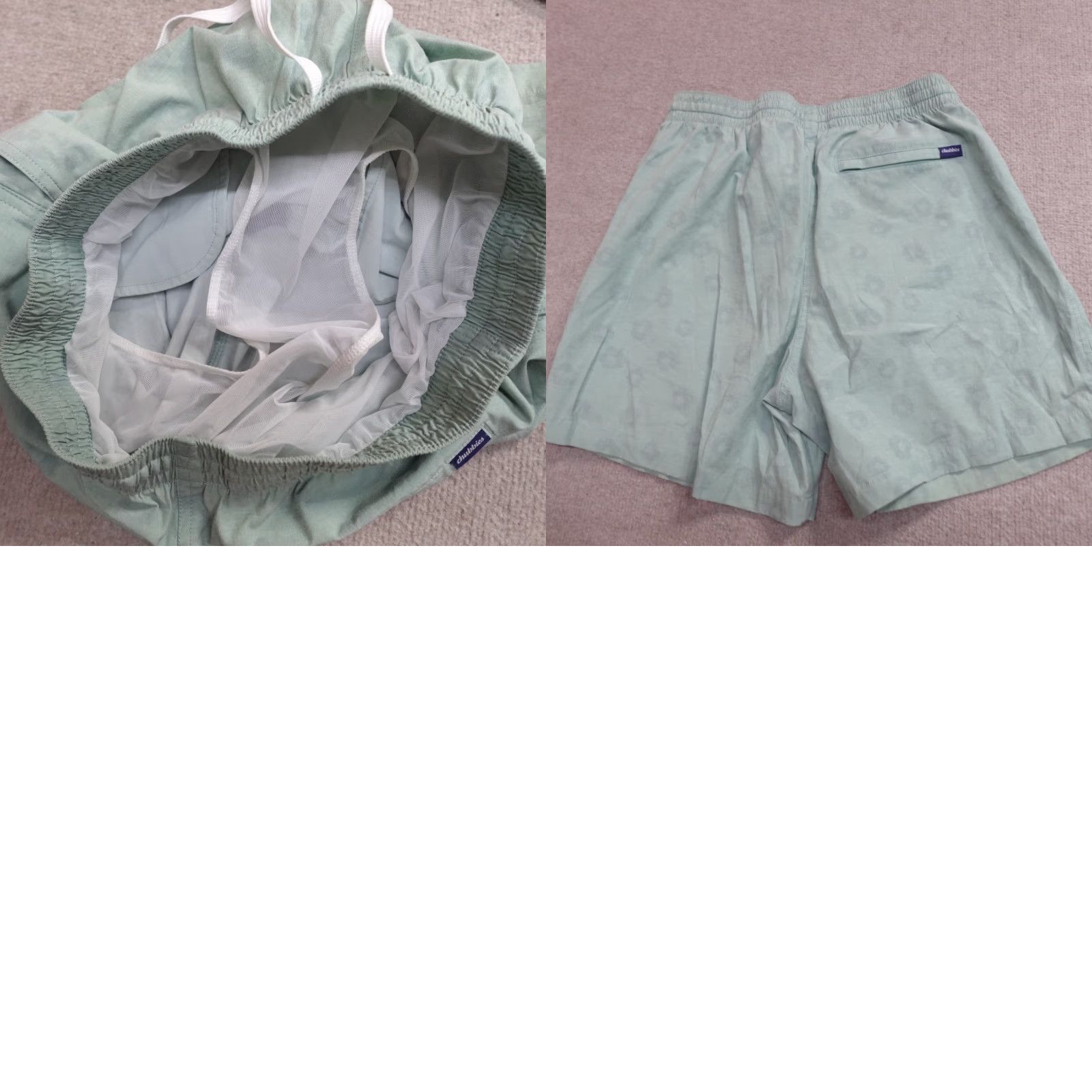 Chubbies Chubbies Shorts Mens L Blue Floral Print Lined 5" Surf Vac?? Size US 33 - 8 Thumbnail