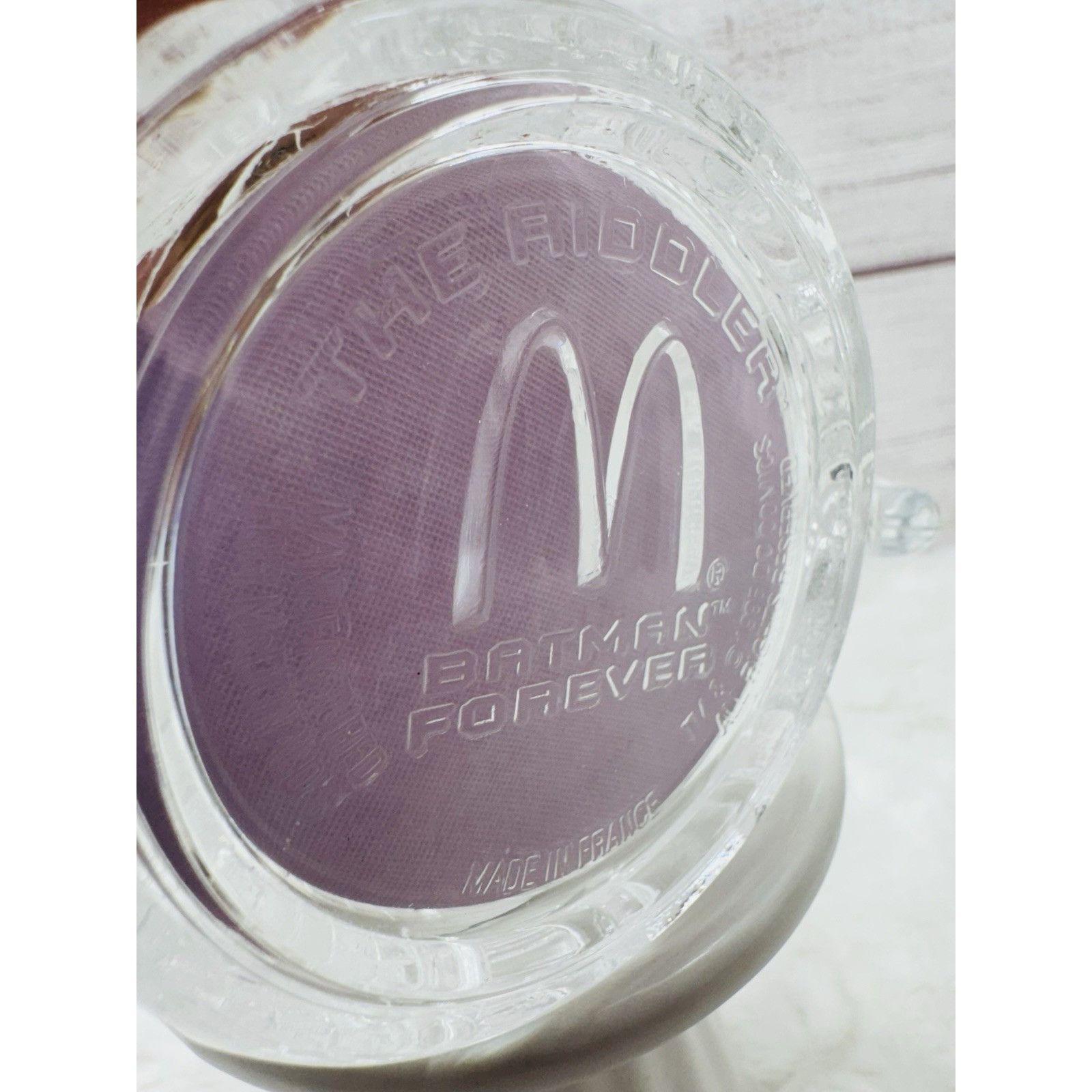 Other McDonalds Batman Forever "RIDDLER" Vintage Glass Coffee Mug Size ONE SIZE - 14 Thumbnail