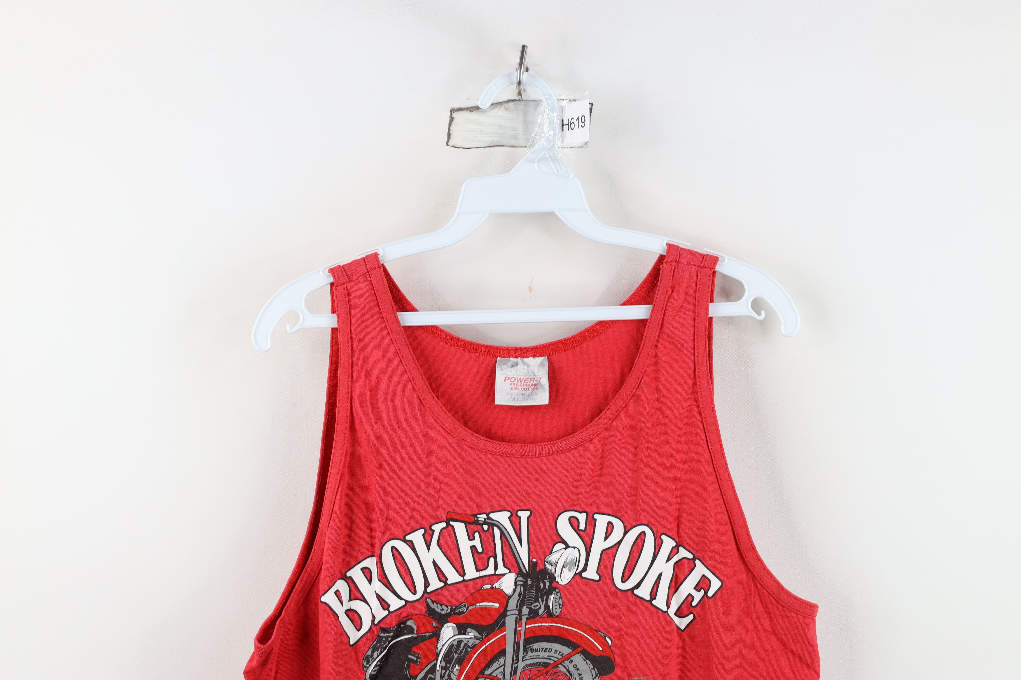 Vintage Vintage 90s Saloon Sturgis Motorcycle Tank Top T-Shirt USA Size US M / EU 48-50 / 2 - 2 Thumbnail