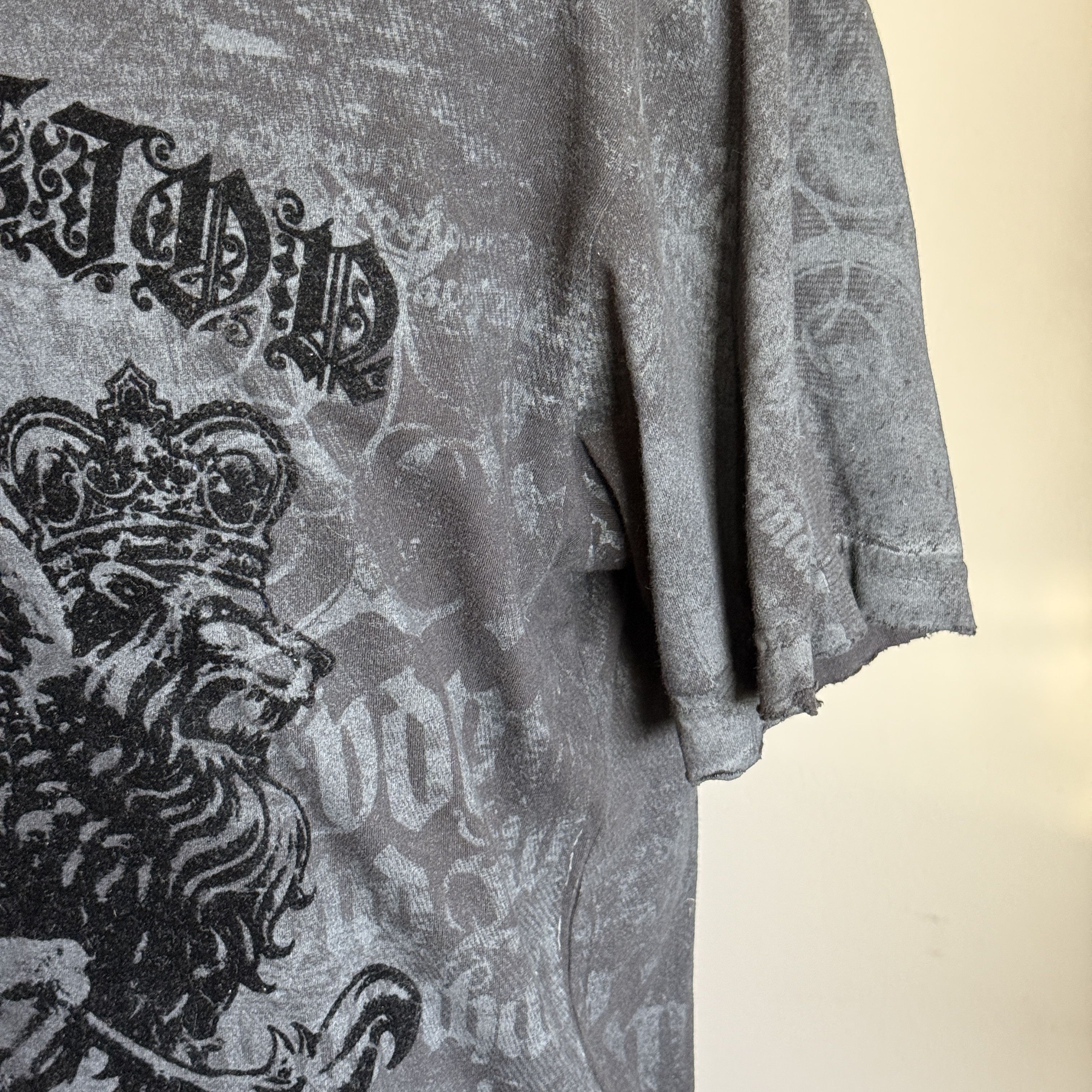 Affliction Affliction LA Y2K Rare Gothic Angel Wings & Winged Lions Size US XXL / EU 58 / 5 - 4 Thumbnail