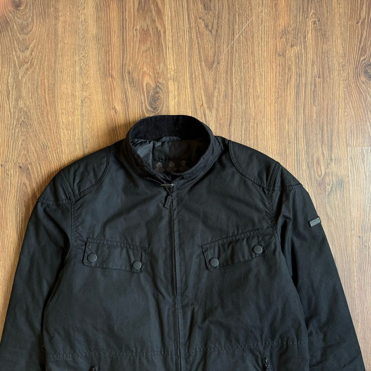 Barbour Barbour International Valve Wax Jacket Biker Men’s L Black Size US L / EU 52-54 / 3 - 2 Thumbnail