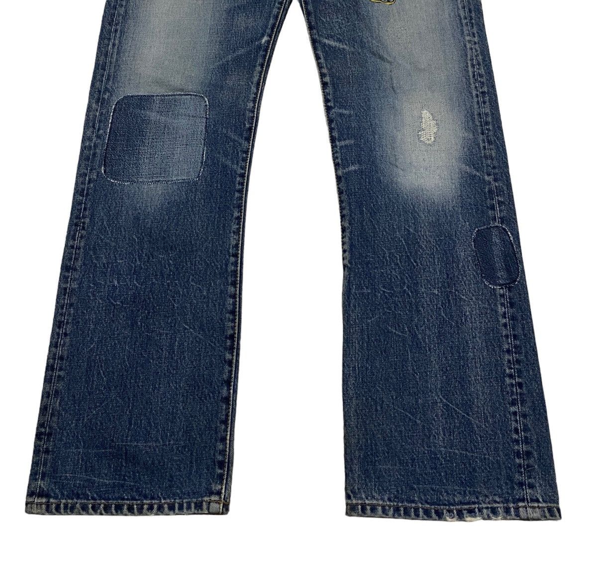 14th Addiction × Japanese Brand × Le Grande Bleu (L.G.B.) Rare Design Vintage Japanese Brand RNA Patchwork Jeans 1990s Size US 33 - 5 Thumbnail