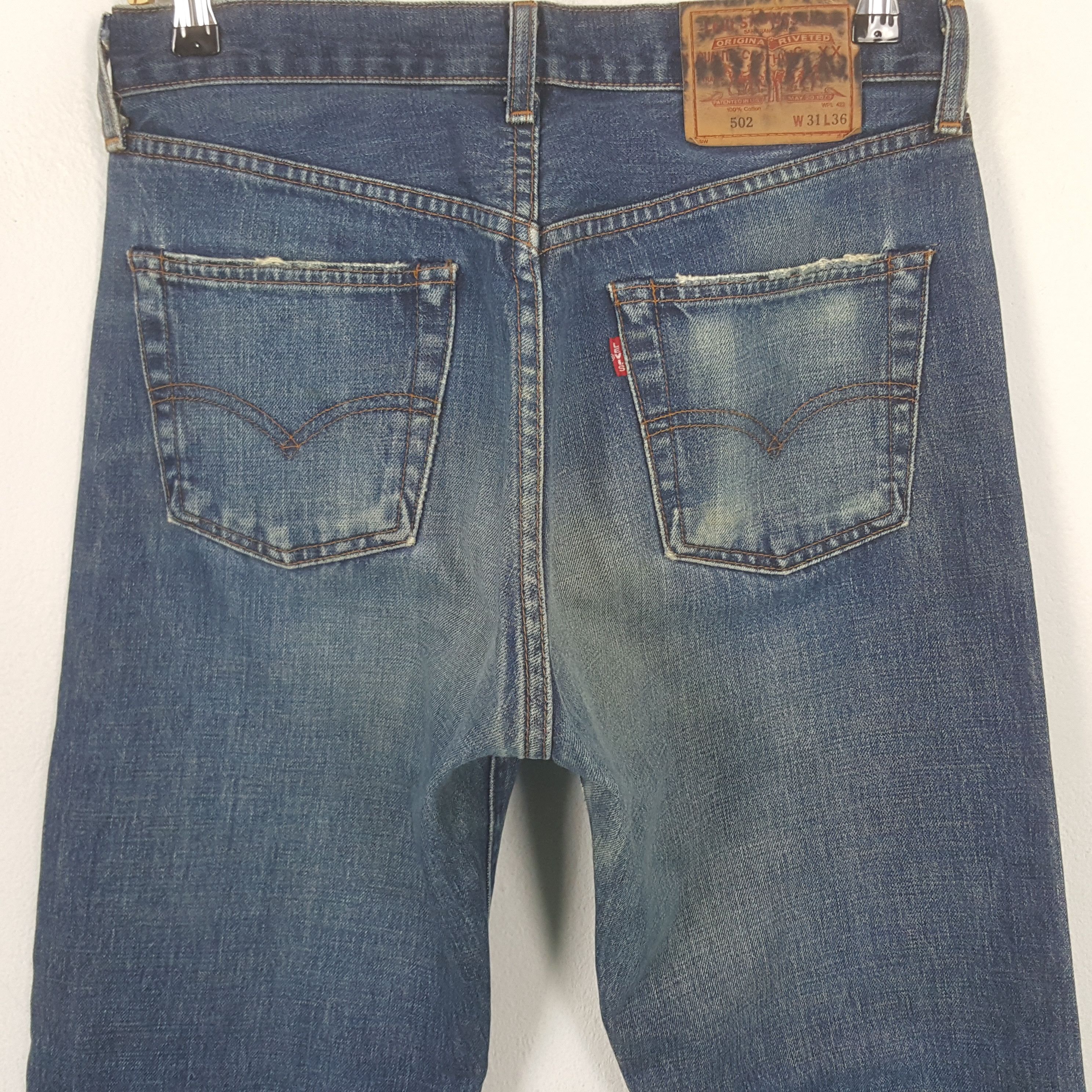 Levi's Vintage Levi's 502 American Selvedge Denim Jeans RR13 Size US 29 - 5 Thumbnail